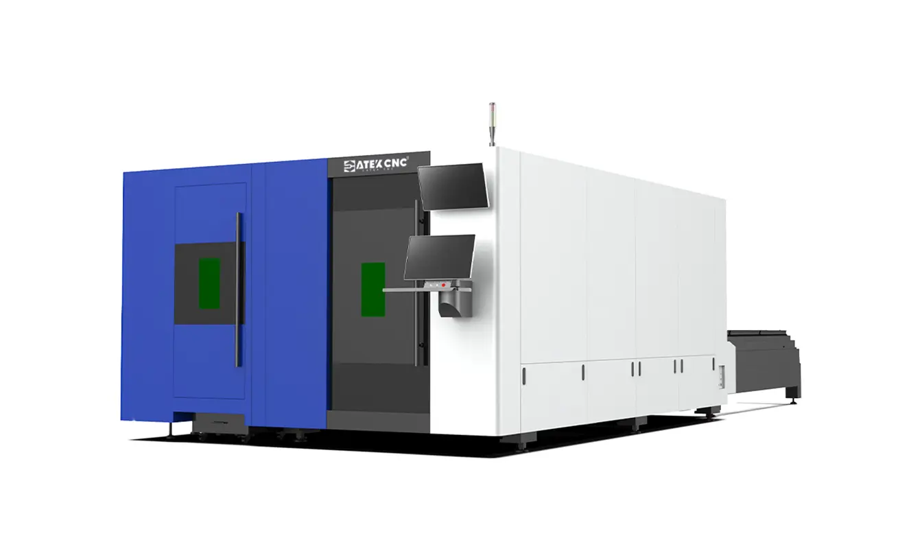 Industrial fiber laser cutting machine designed for precise and efficient cutting of stainless steel, carbon steel, and other metal sheets.