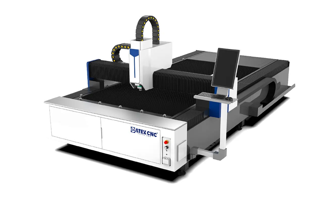 3015 fiber laser cutting machine with a 1500 × 3000 mm working area, designed for precision cutting of stainless steel and other metal sheets in industrial applications.