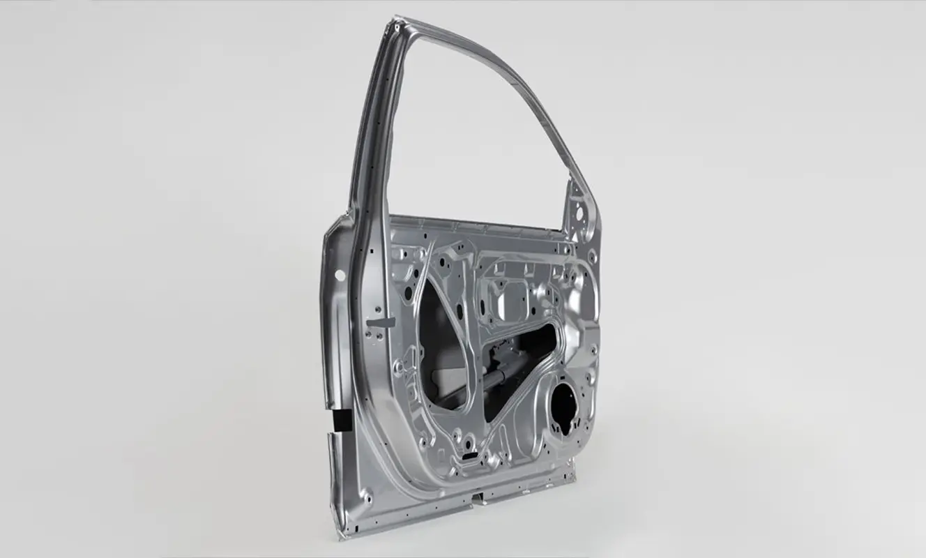 Stainless steel sheet metal components for automotive applications, precision cut with a fiber laser cutting machine for consistent shapes and accurate dimensions.