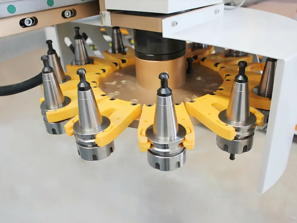 ATC CNC router carousel-type tool magazine