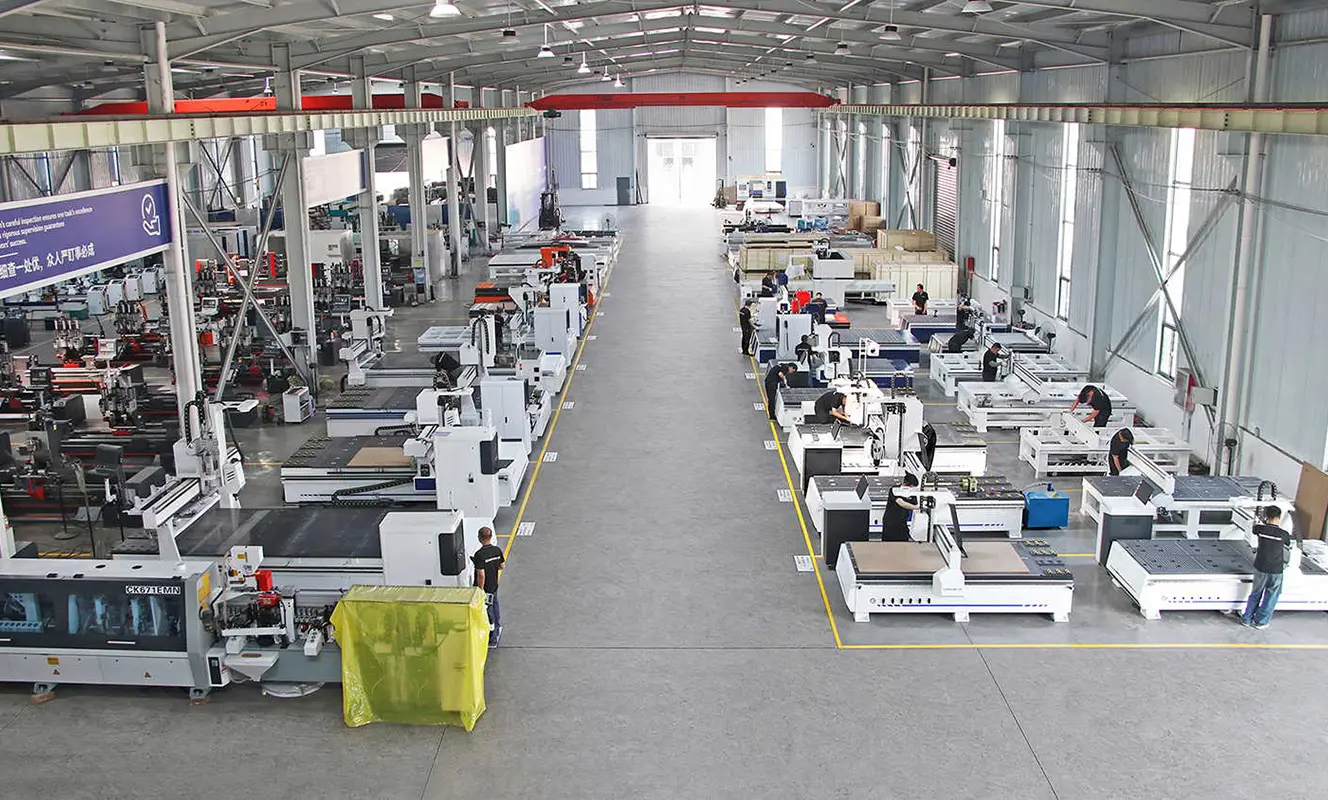 CNC router production and assembly CATEKCNC CNC Router Production Area