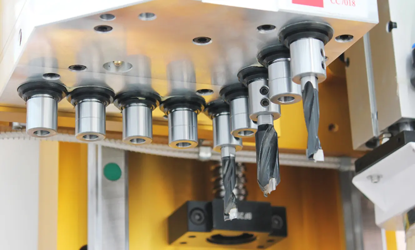 CNC Router 5+4 pneumatic drilling bank