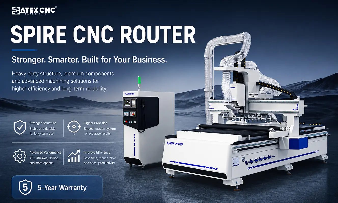 What Makes the CATEKCNC Spire Series Different from Standard CNC Routers?
