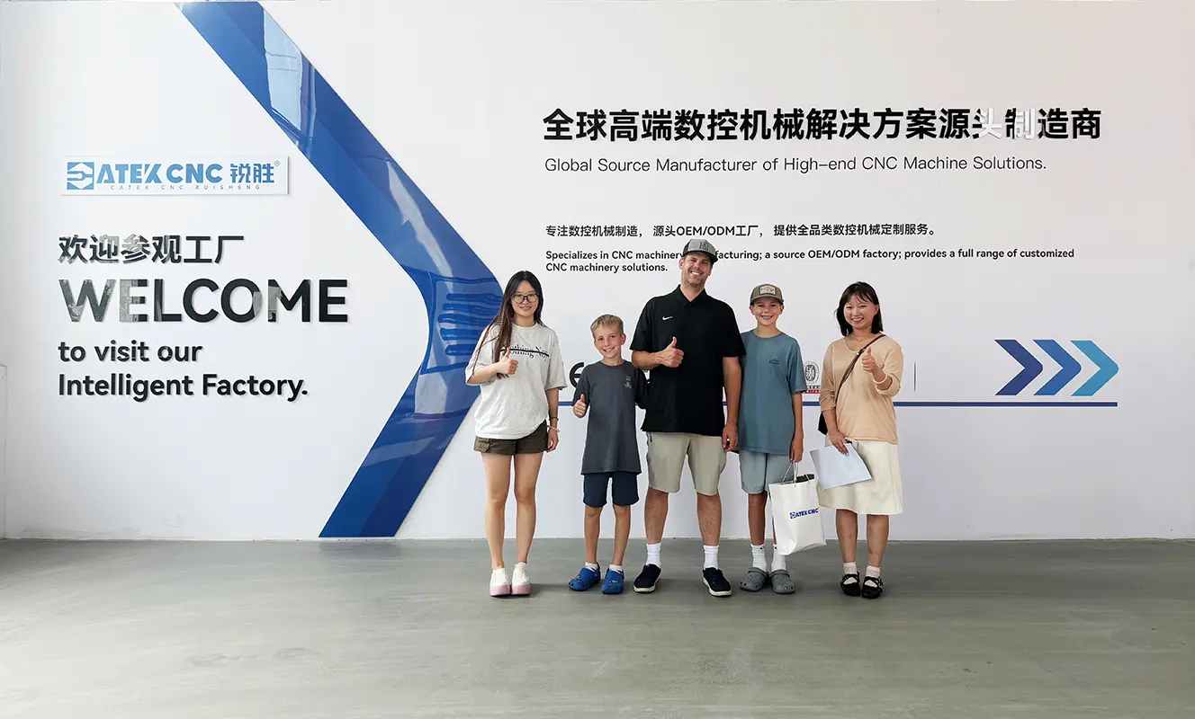 U.S. Customer Visits CATEKCNC to Explore CNC Woodworking Solutions and Custom Manufacturing