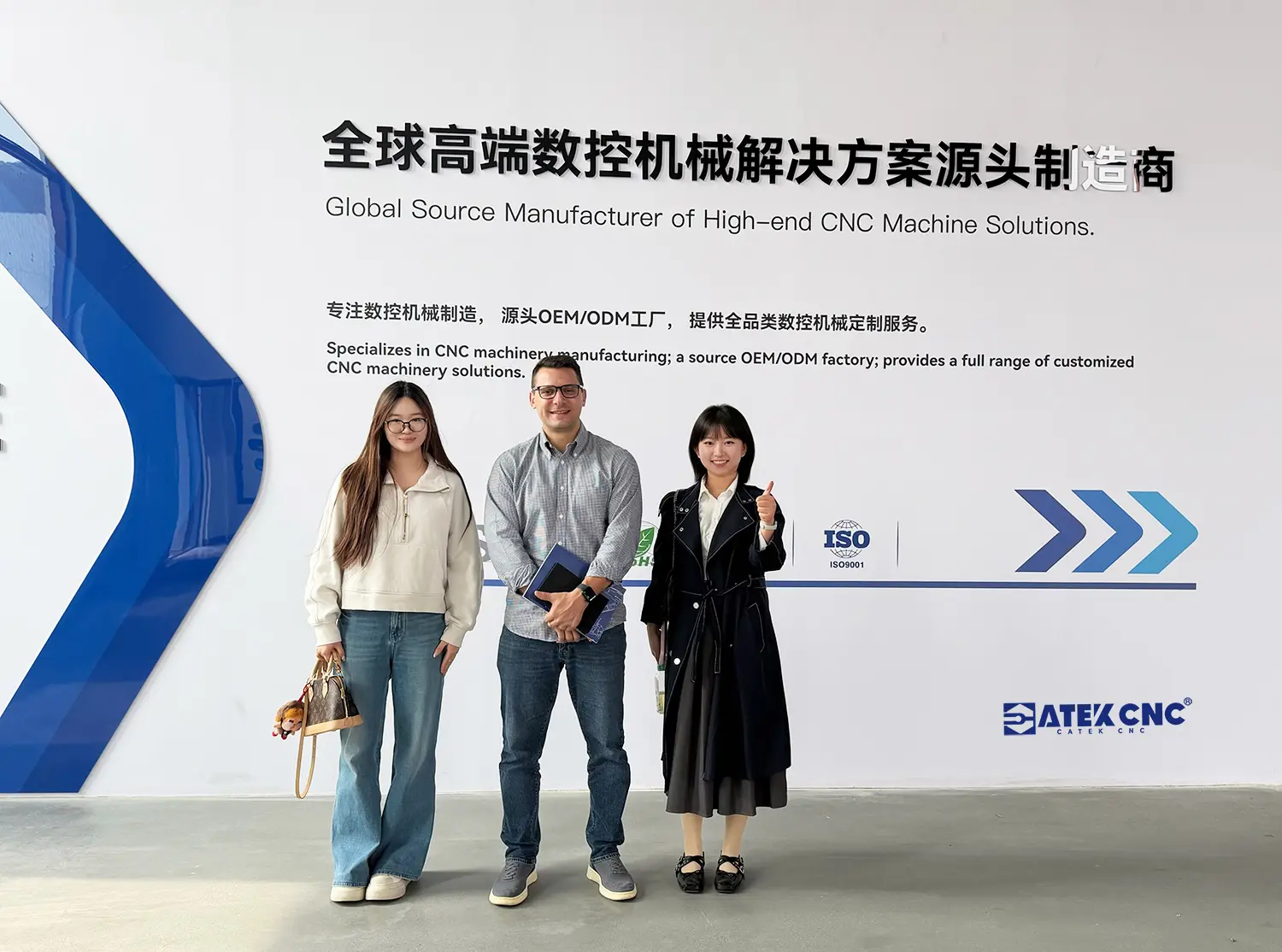 Brazilian Furniture Manufacturer Visits CATEKCNC - Experiencing Woodworking Machinery