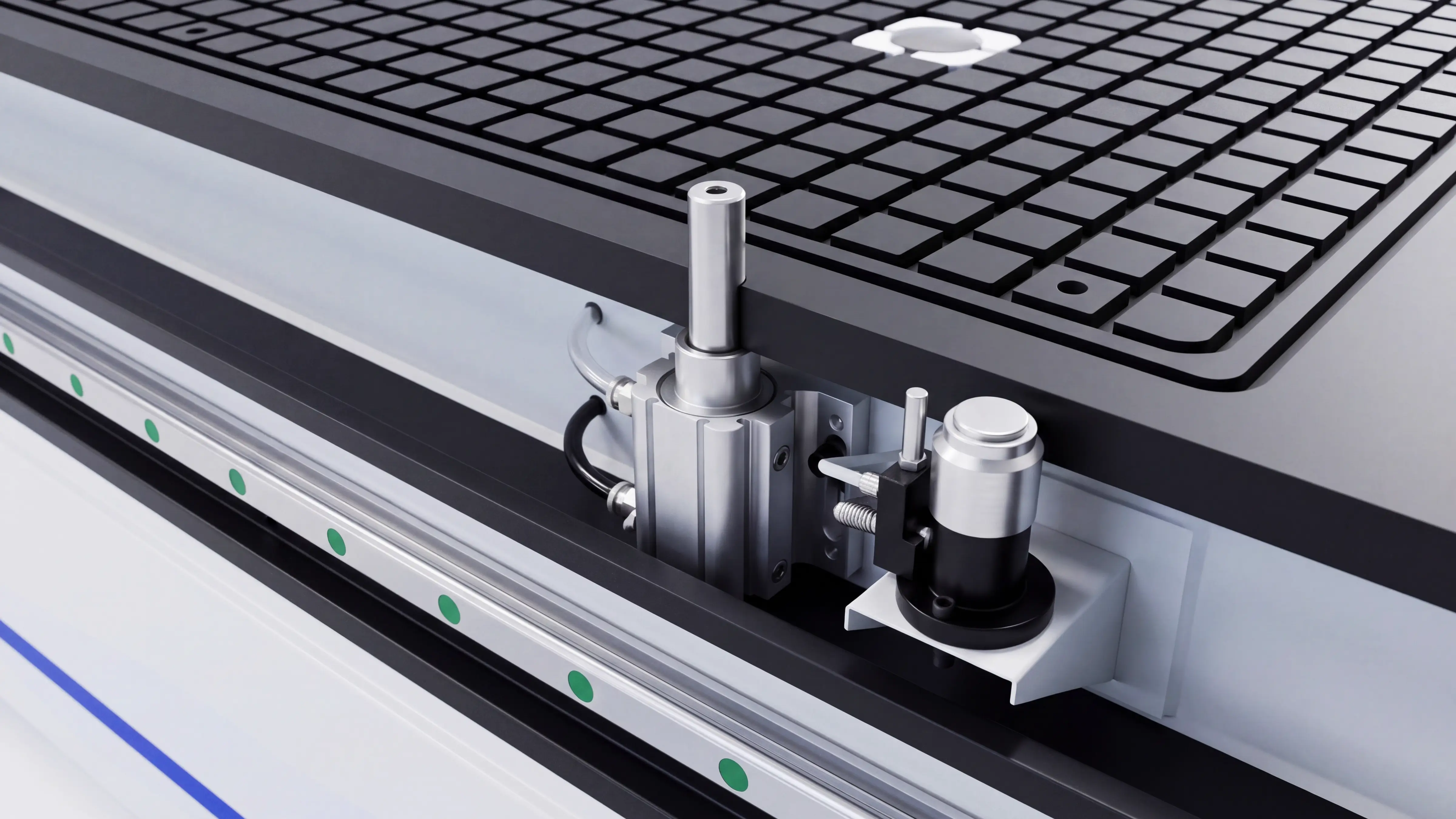 utomatic tool setter for Spire 2140 Automatic loading & unloading CNC nesting machine with 4-axis swing head and drilling unit