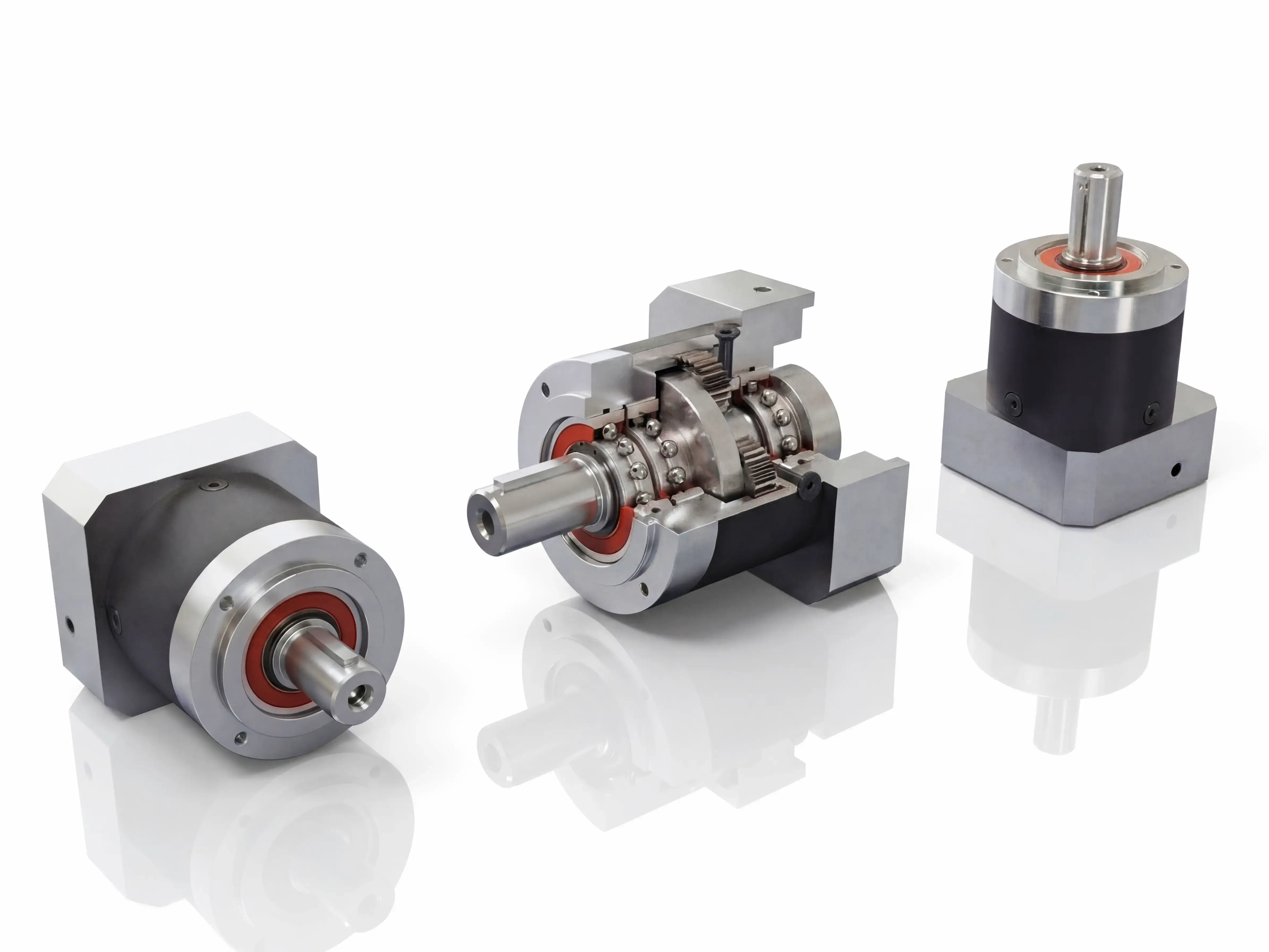 Shimpo (Japan) planetary of gear reducers of Spire 2140 Automatic loading & unloading CNC nesting machine with 4-axis swing head and drilling unit