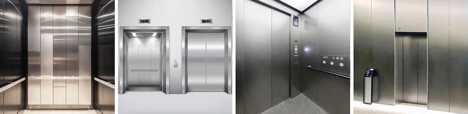 Application of the 5×10 ft Fiber Laser Cutting Machine in the Elevator Industry: Cutting elevator cabins, door frame trims, counterweight protection plates, metal decorative parts, etc. Application of the 5×10 ft Fiber Laser Cutting Machine in the Elevator Industry: Cutting elevator cabins, door frame trims, counterweight protection plates, metal decorative parts, etc.