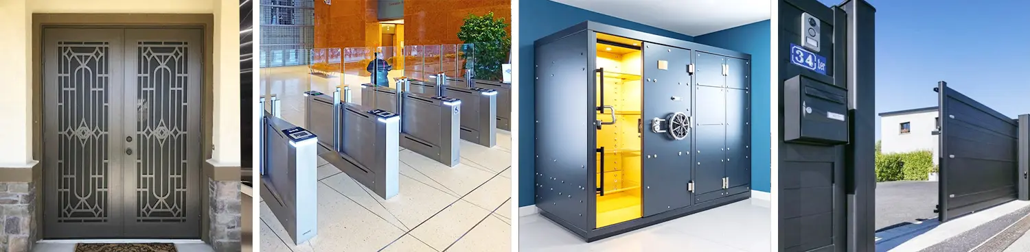 Application of the 5×10ft Fiber Laser Cutting Machine in the Security Industry: Cutting security doors, security industrial control cabinets, vehicle barriers, etc. Application of the 5×10ft Fiber Laser Cutting Machine in the Security Industry: Cutting security doors, security industrial control cabinets, vehicle barriers, etc.
