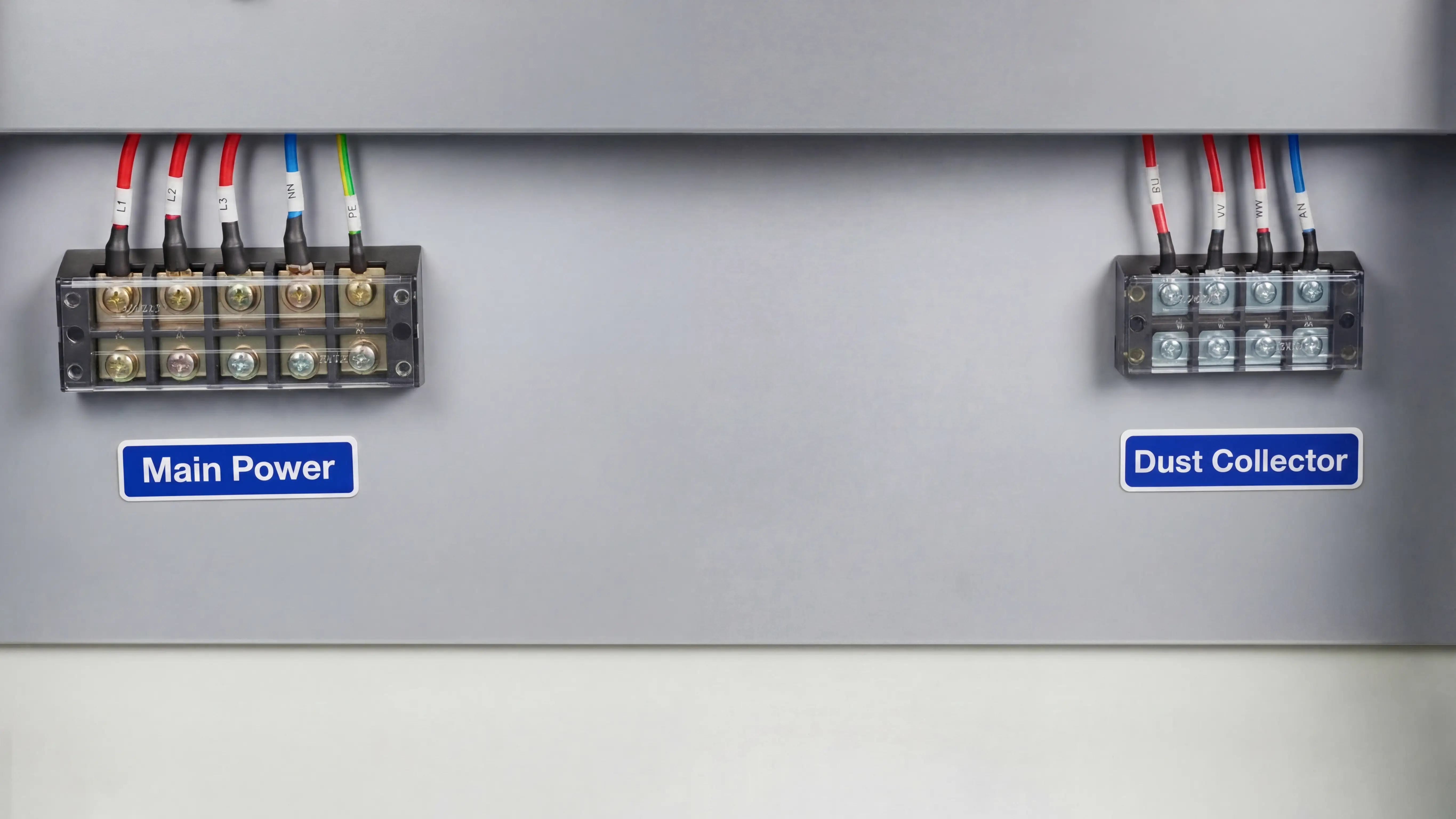 High-quality terminal blocks of Spire 1530 4-axis CNC router