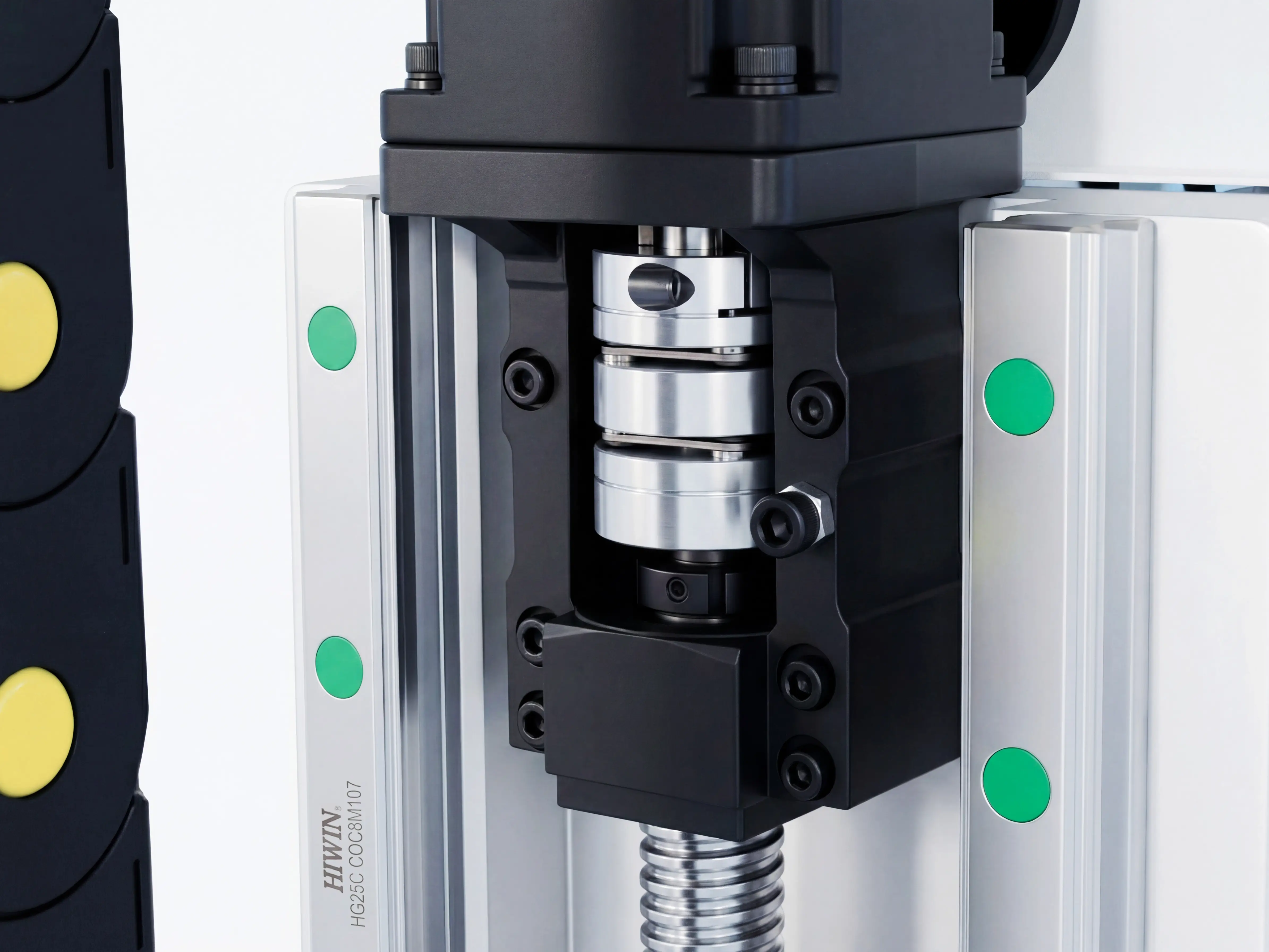 High-precision diaphragm coupling of Spire 1530 4-axis CNC router