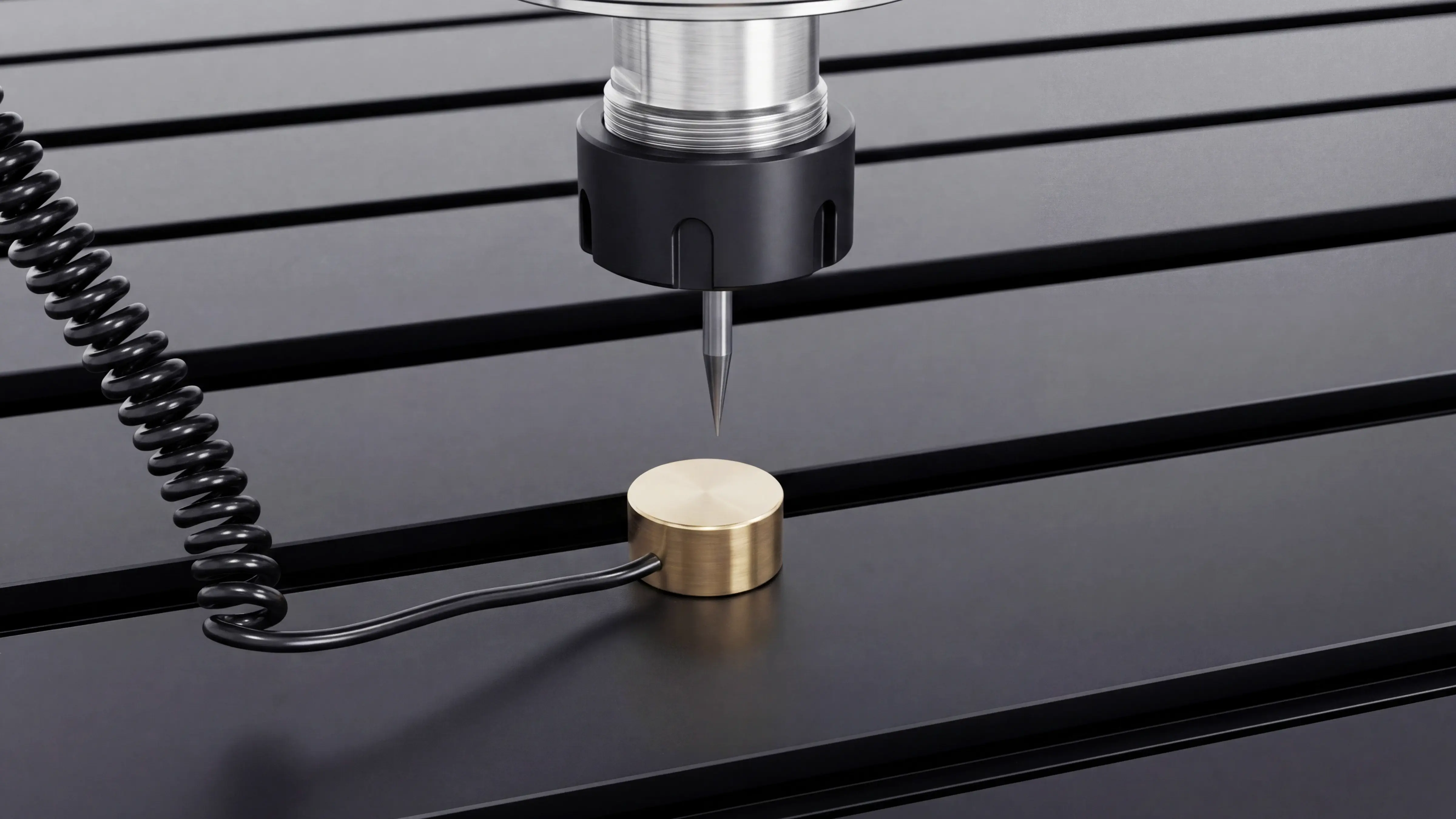 Automatic tool setter for Spire 1530 4-axis CNC router