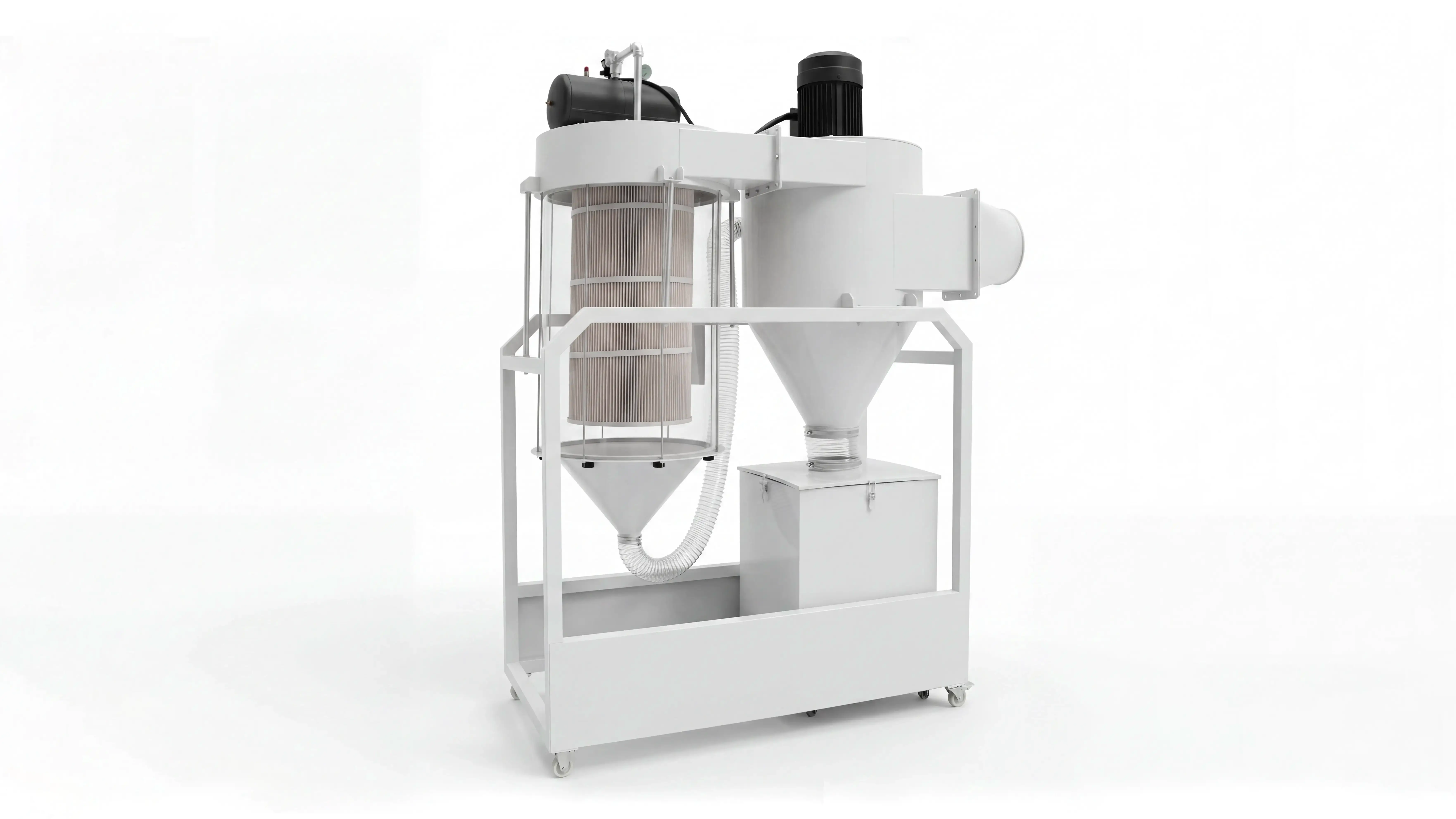 7.5kW pulse cyclone dust collector dust collector of Spire 1530 4-axis CNC router