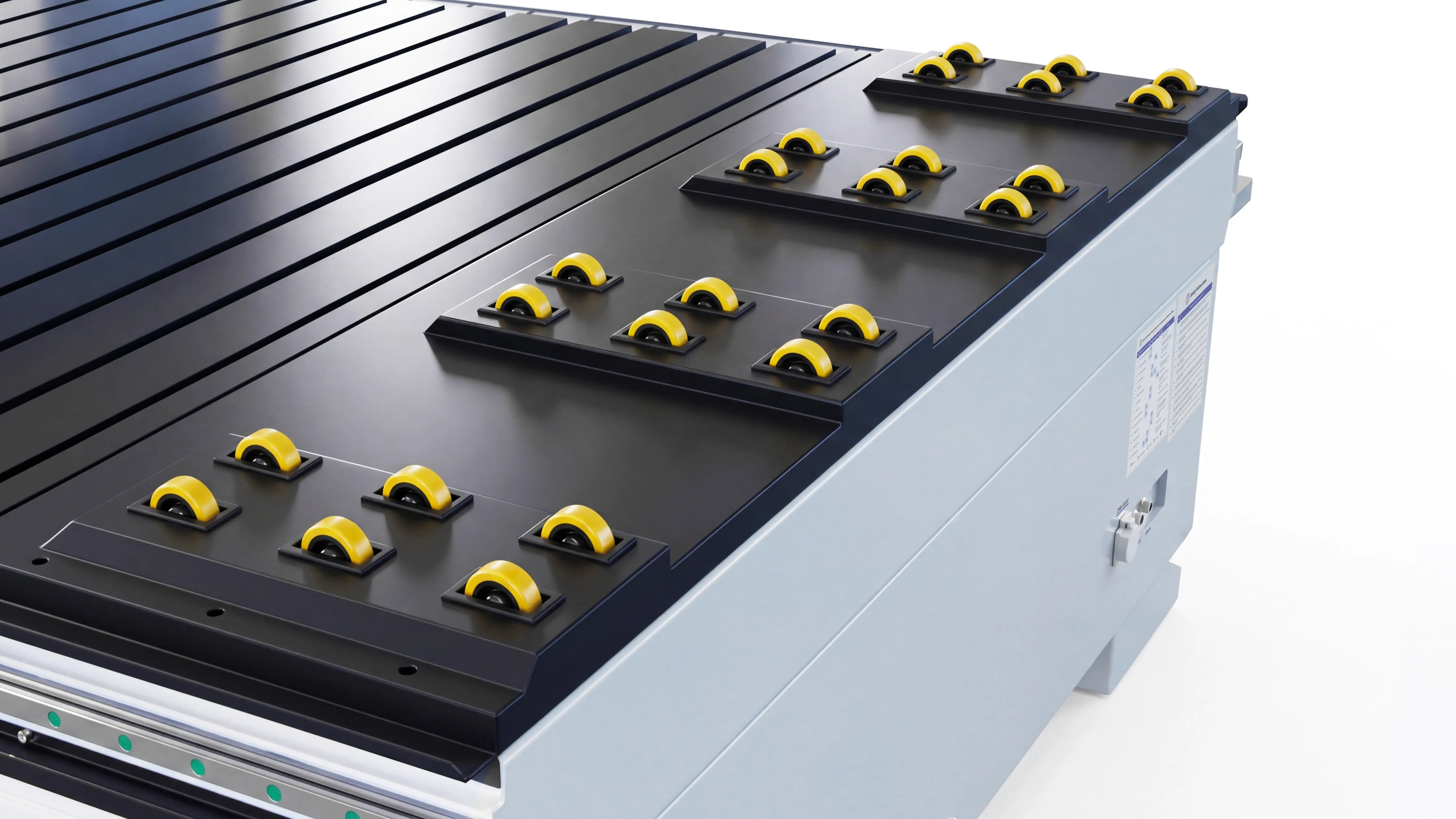 Auxiliary loading rollers for Spire 1530 4-axis CNC router