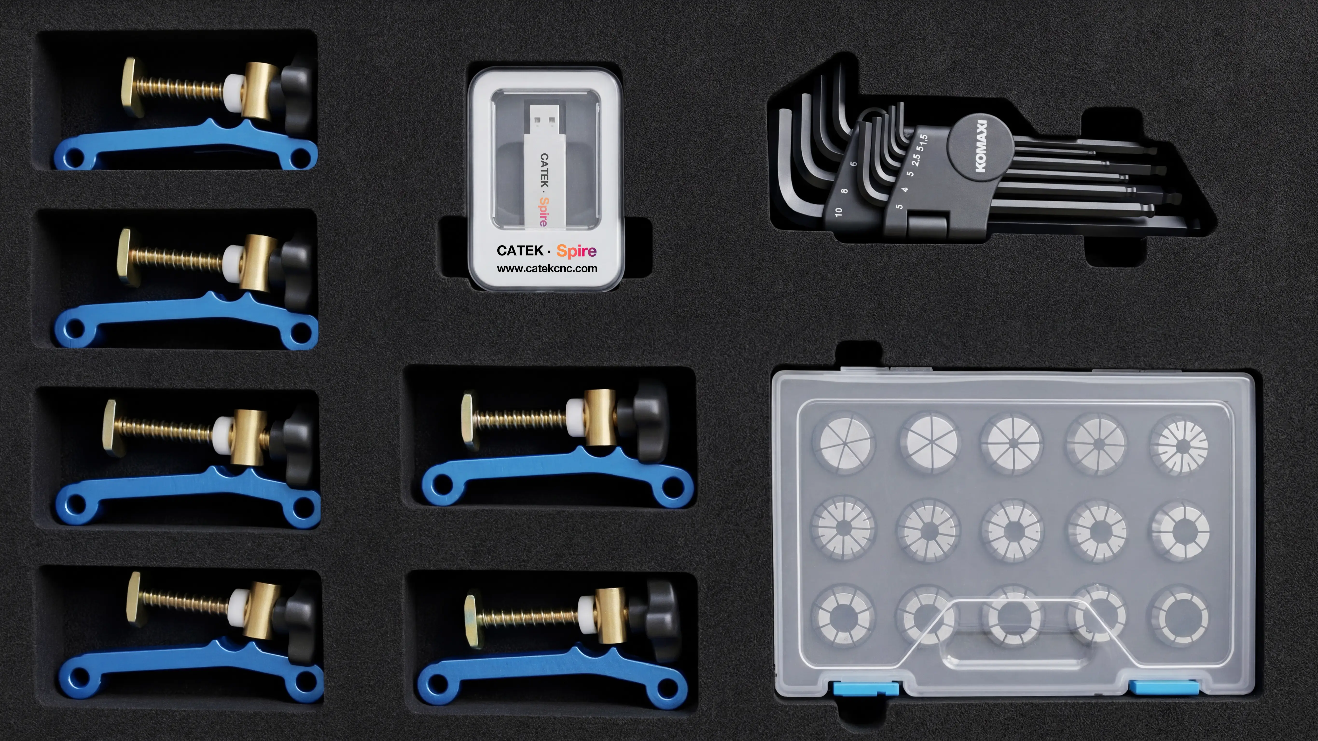 Toolbox first layer of Spire 1530 4-axis CNC router