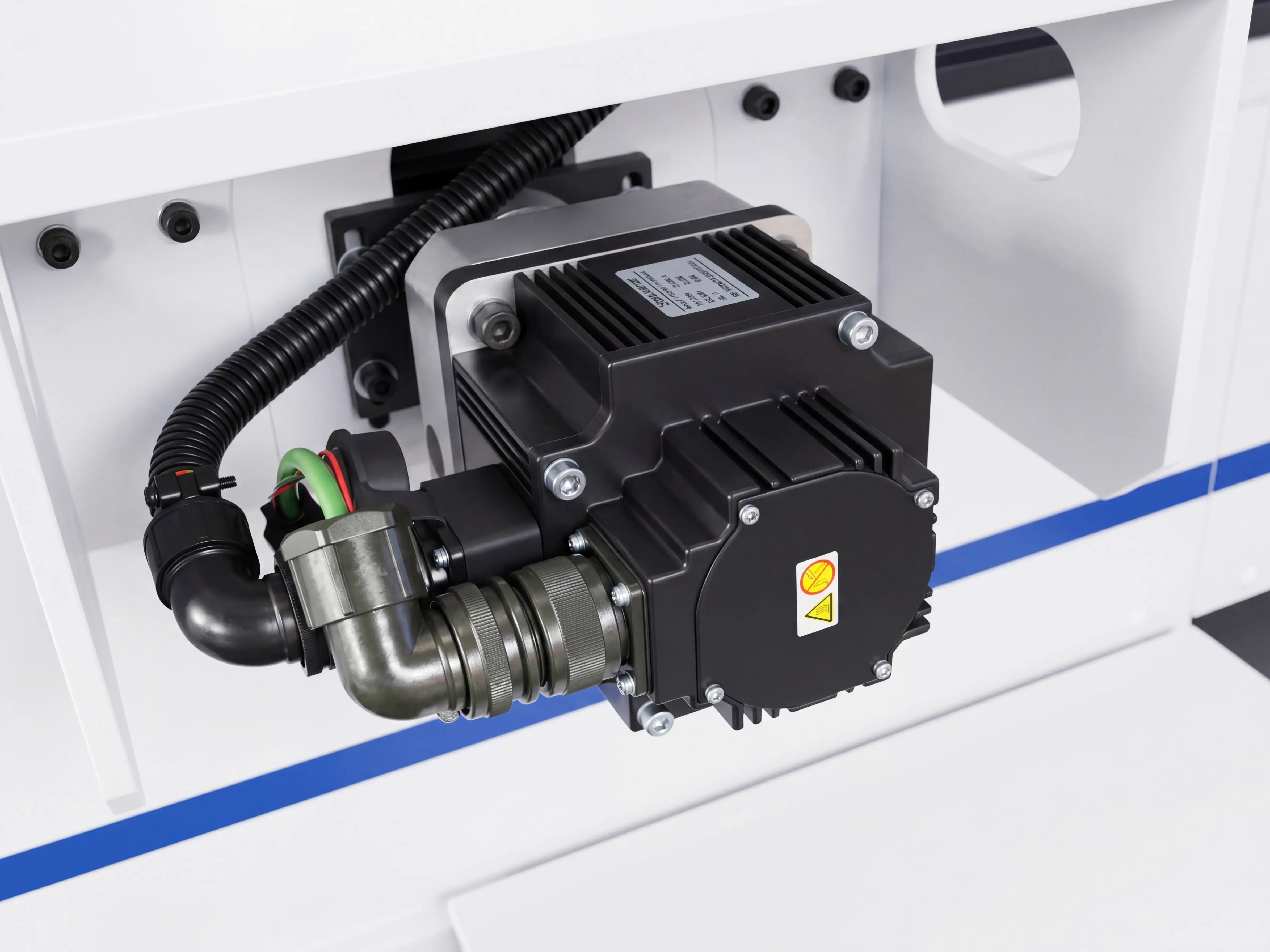 Taiwan LNC 1000W servo motor for Z-axis of Spire 1530 4-axis CNC router