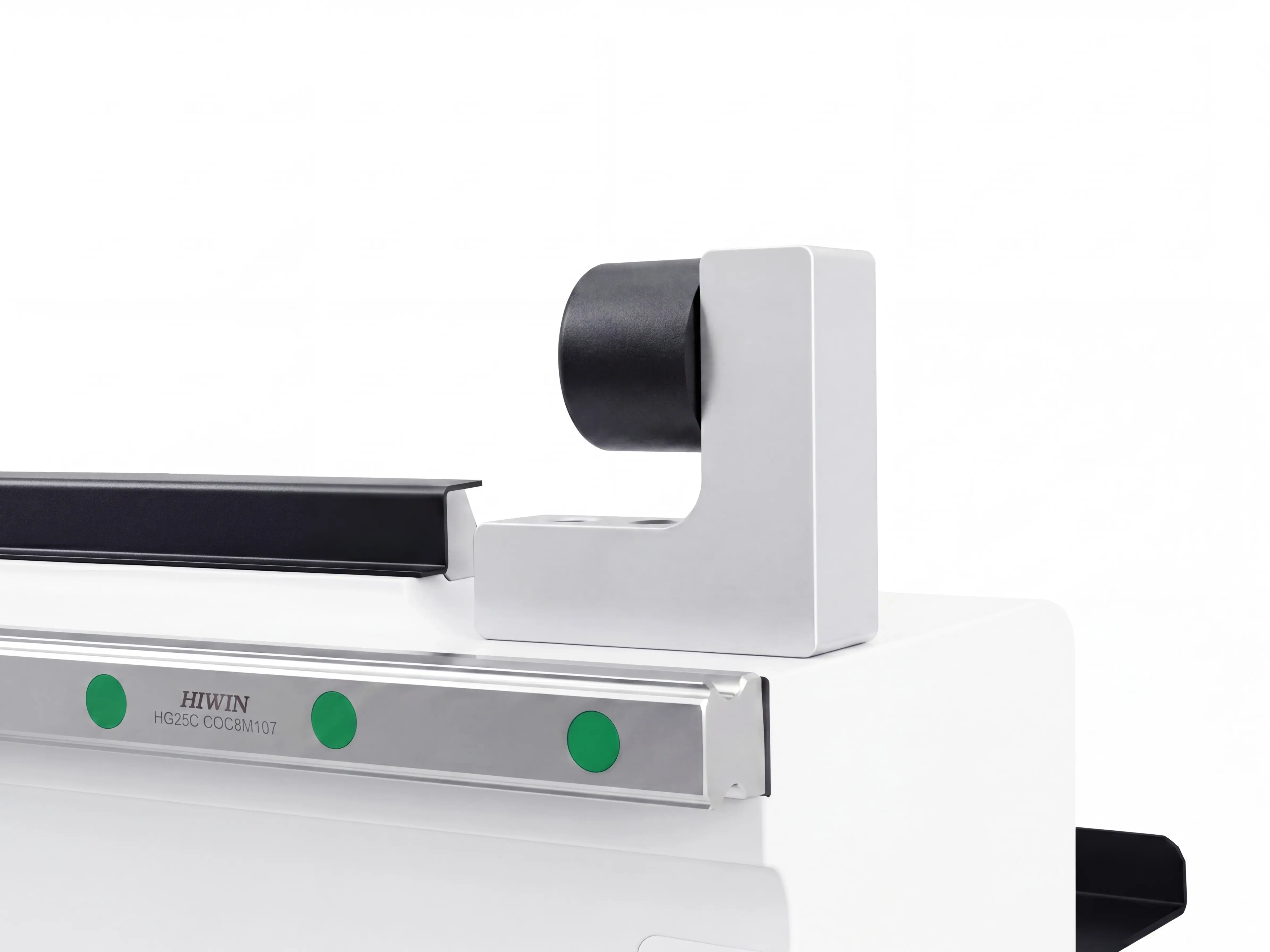 High-strength aluminum alloy limit bumpers for X-axis of Spire 1530 4-axis CNC router