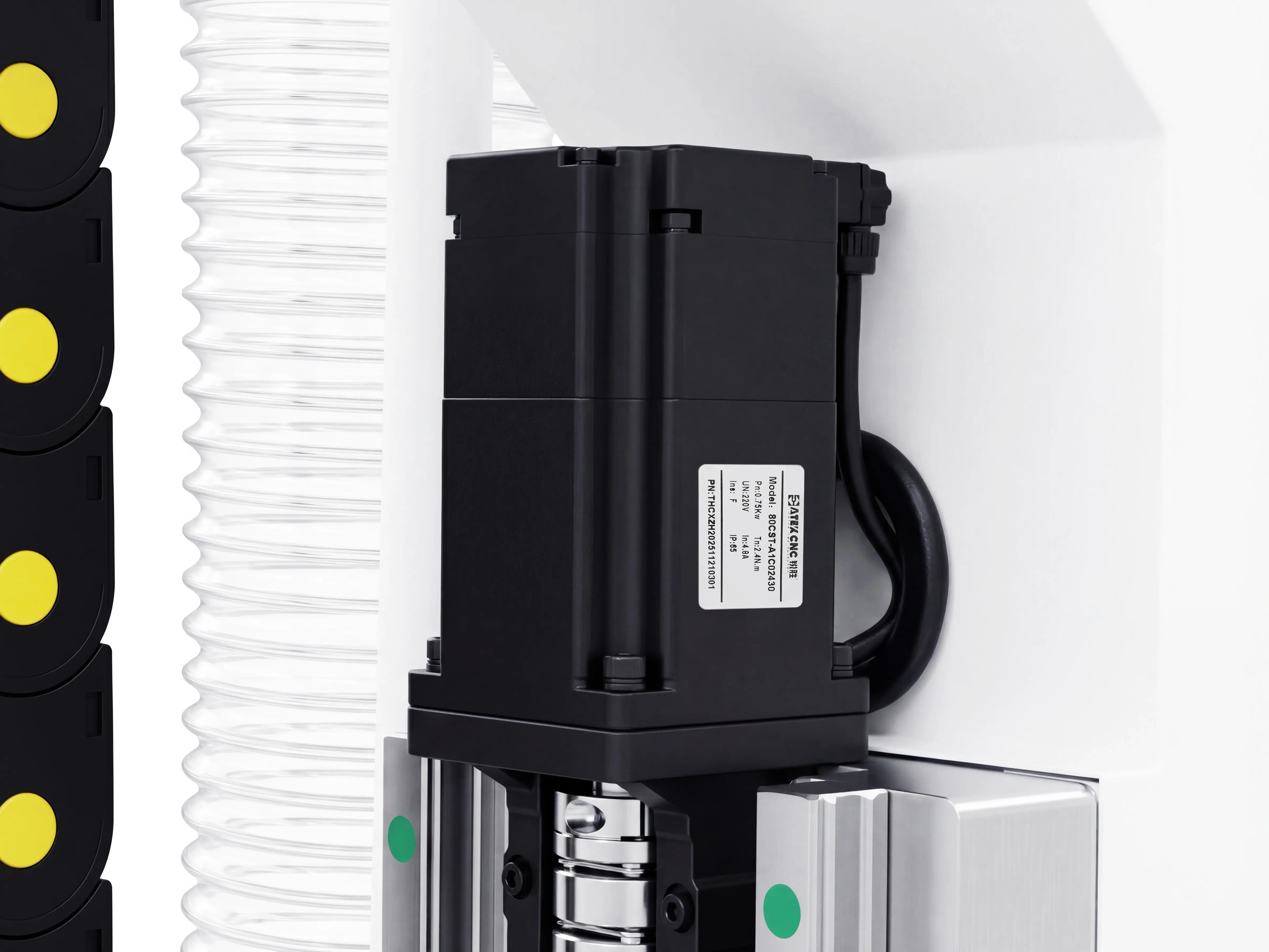 Taiwan LNC 1500W servo motor for Y-axis of Spire 1530 4-axis CNC router