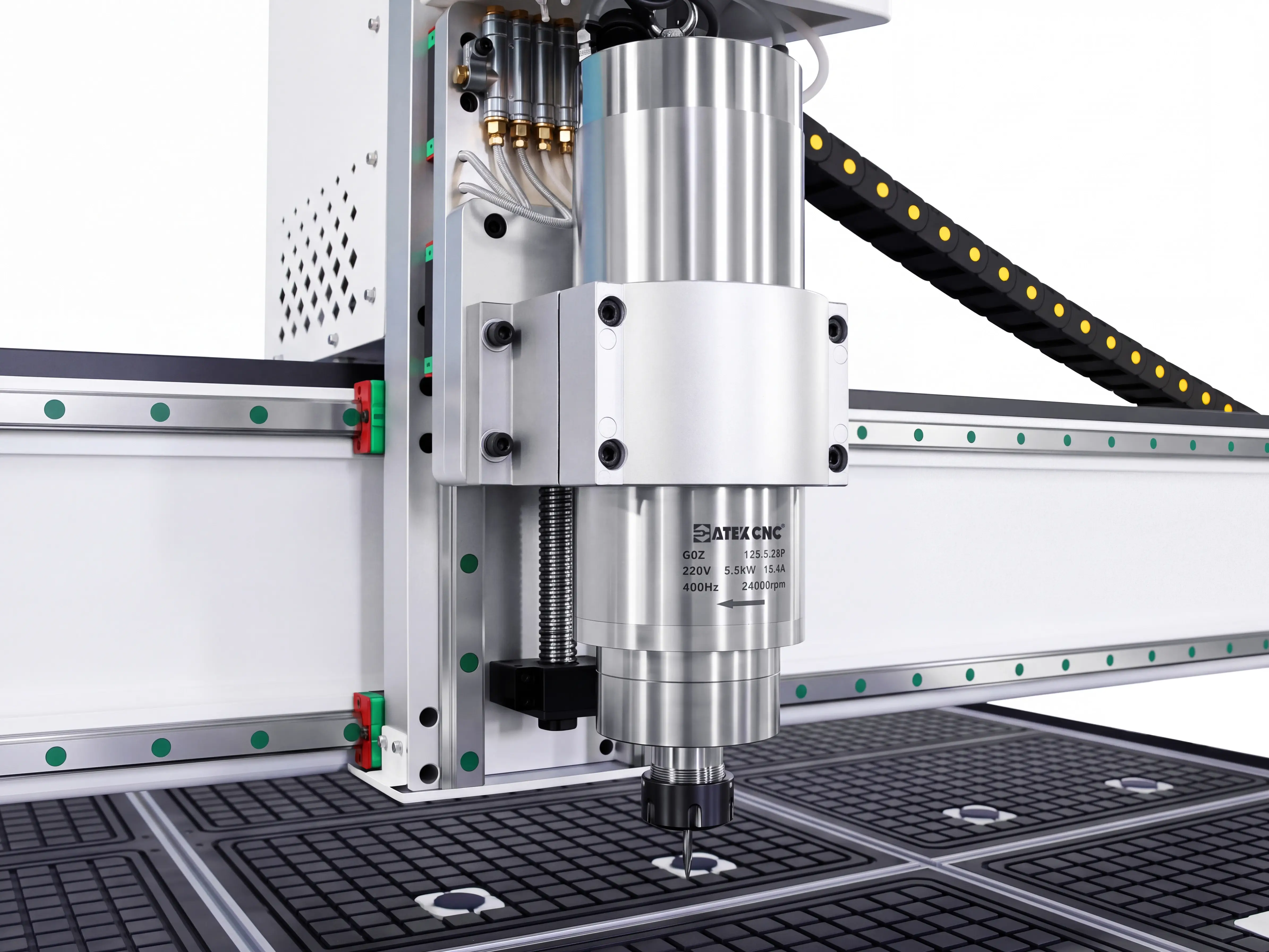CATEKCNC 5.5kW water-cooled spindle for Spire 2130 CNC wood router machine