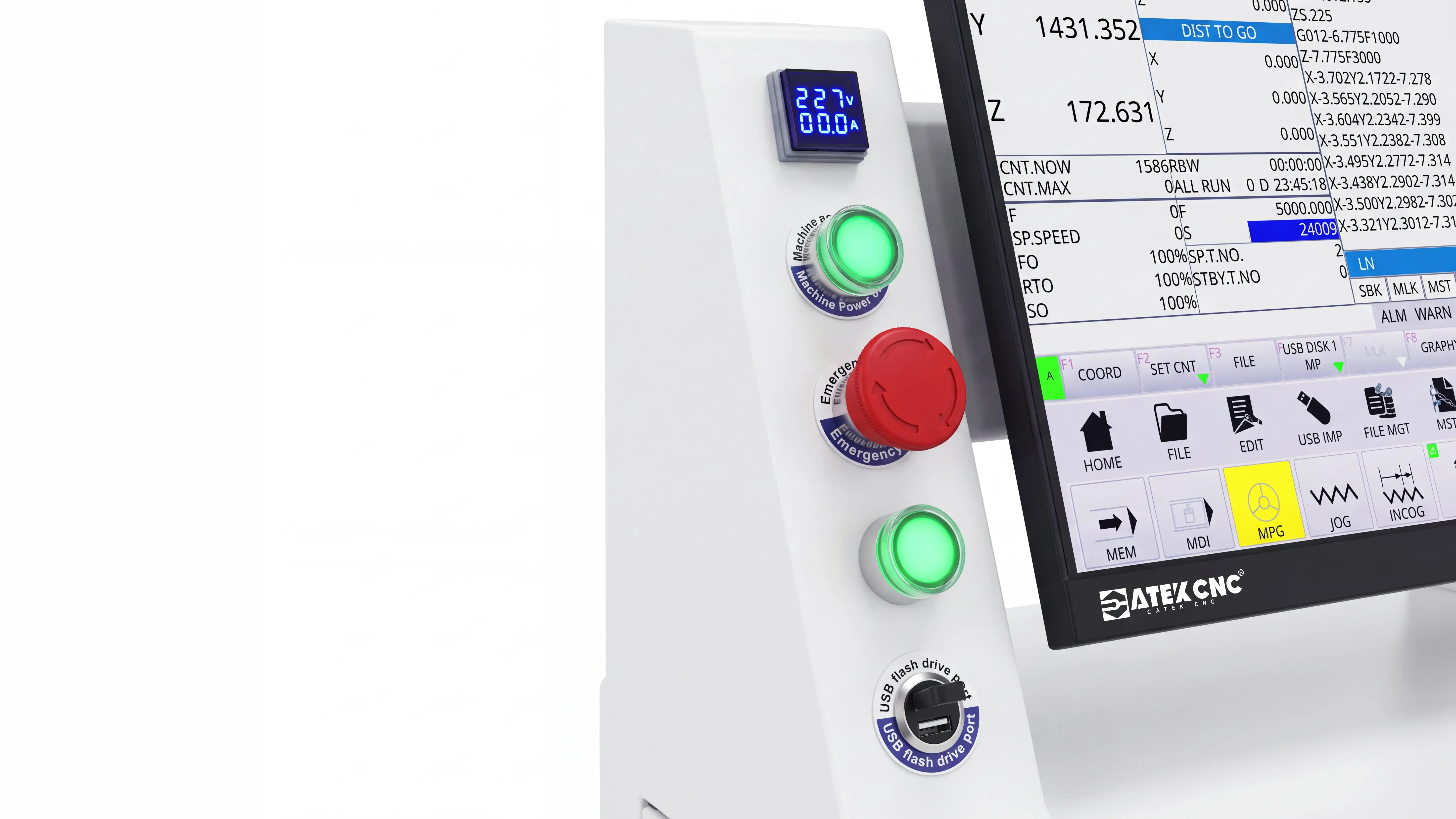 Schneider high-quality power switches of Spire 2130 CNC wood router machine