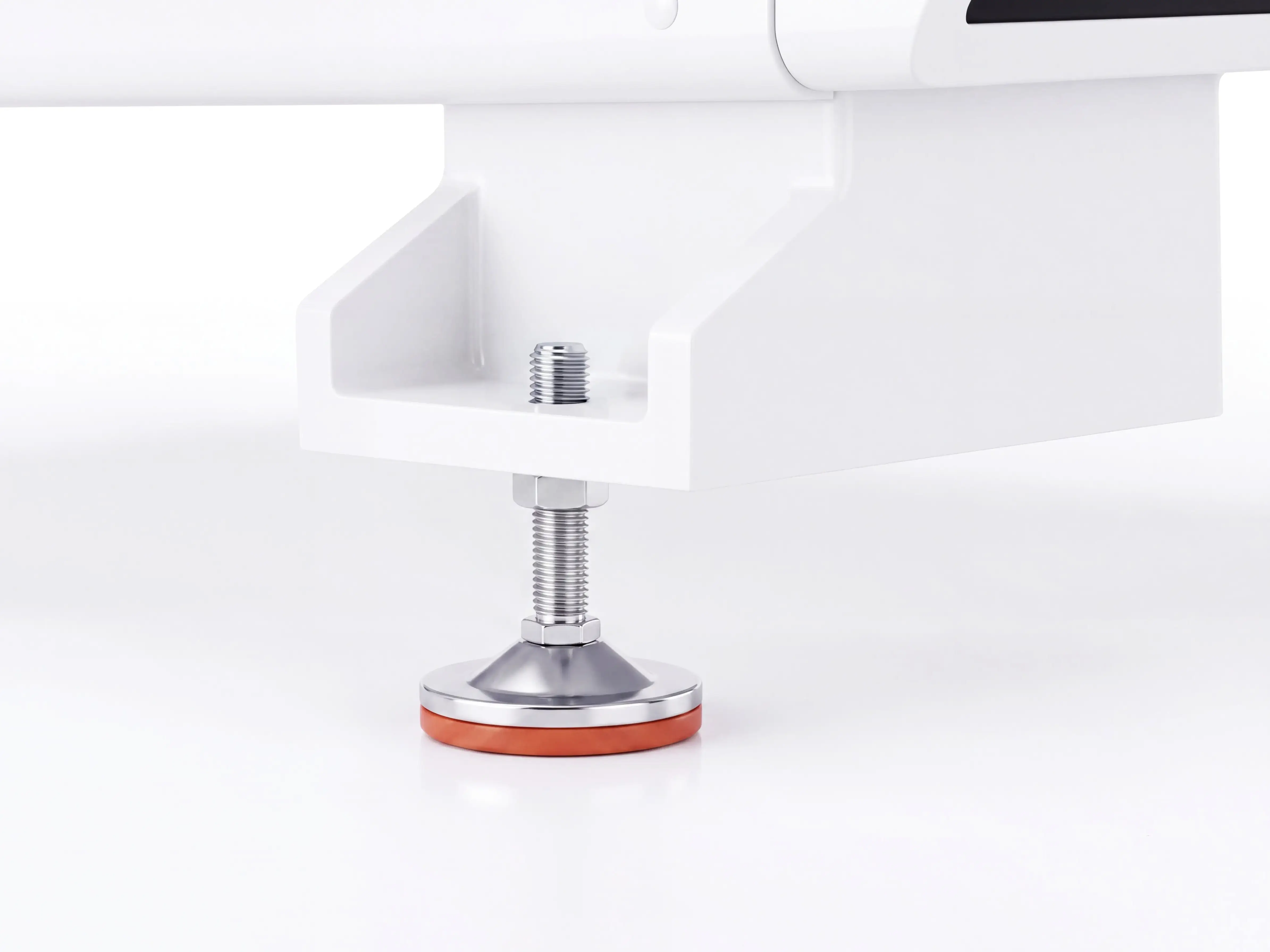 Adjustable leveling feet for Spire 2130 CNC wood router machine