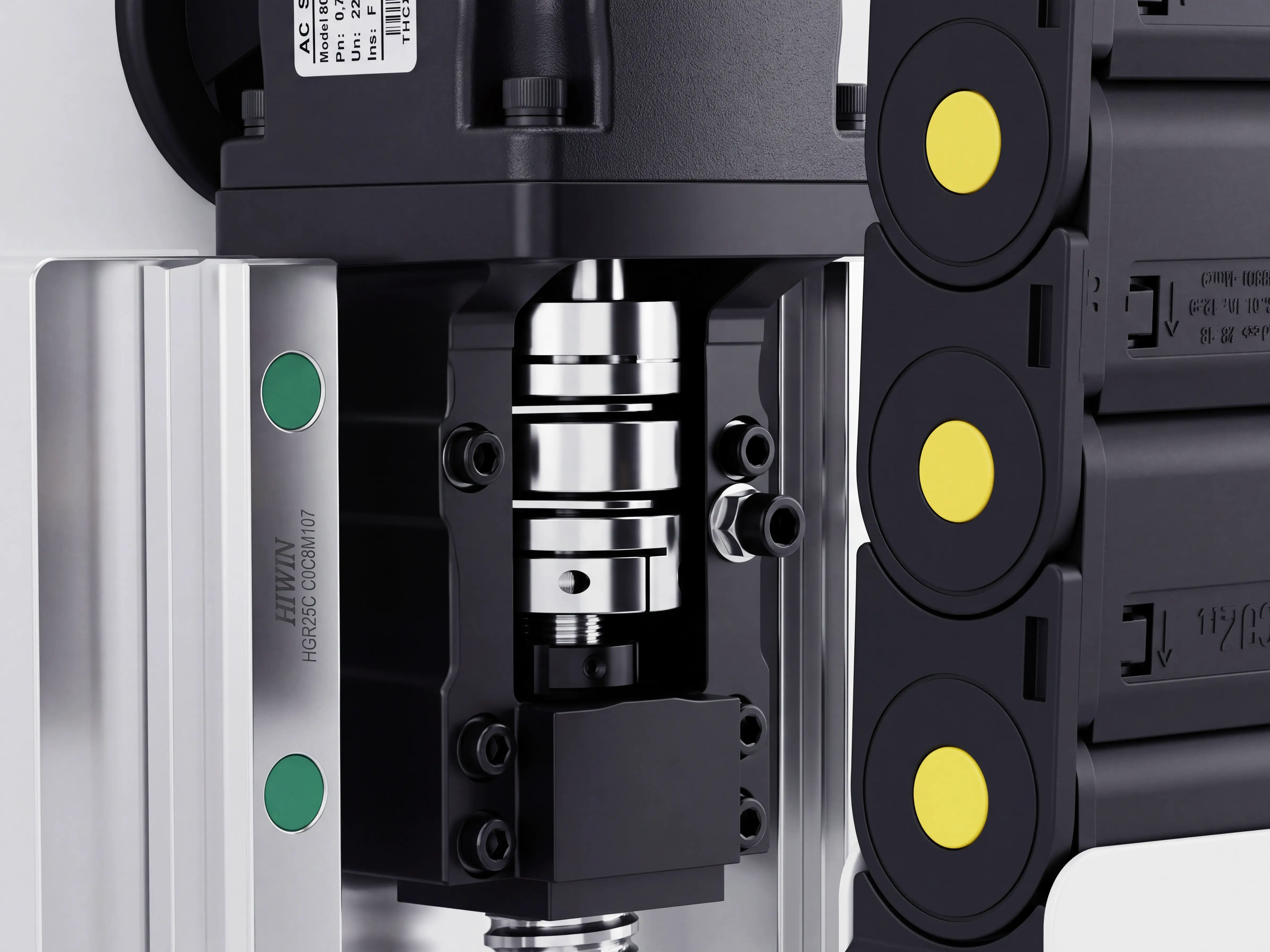 high-performance double diaphragm coupling of Spire 2130 CNC wood router machine
