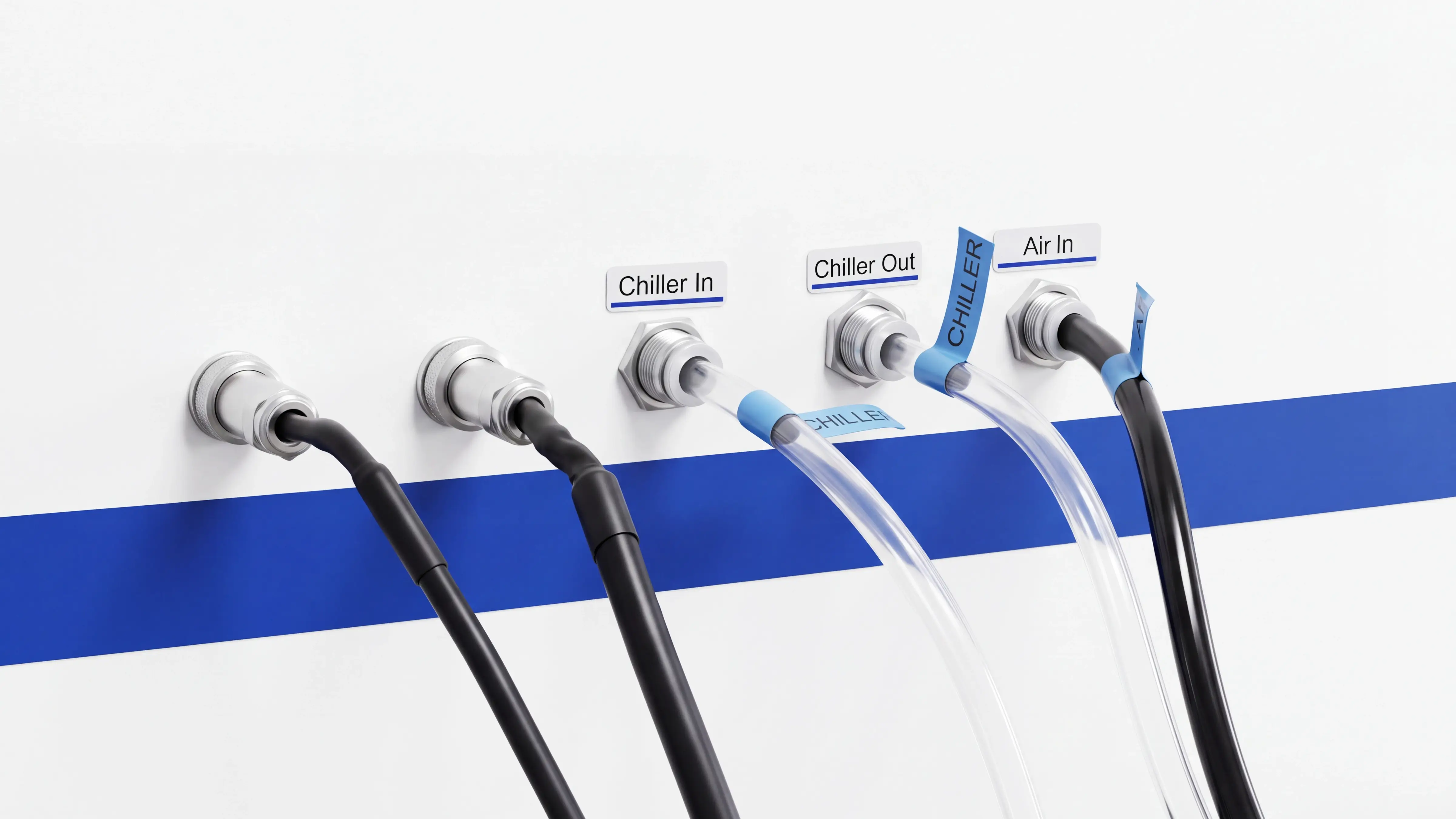 High-reliability aviation plugs of Spire 2130 CNC wood router machine