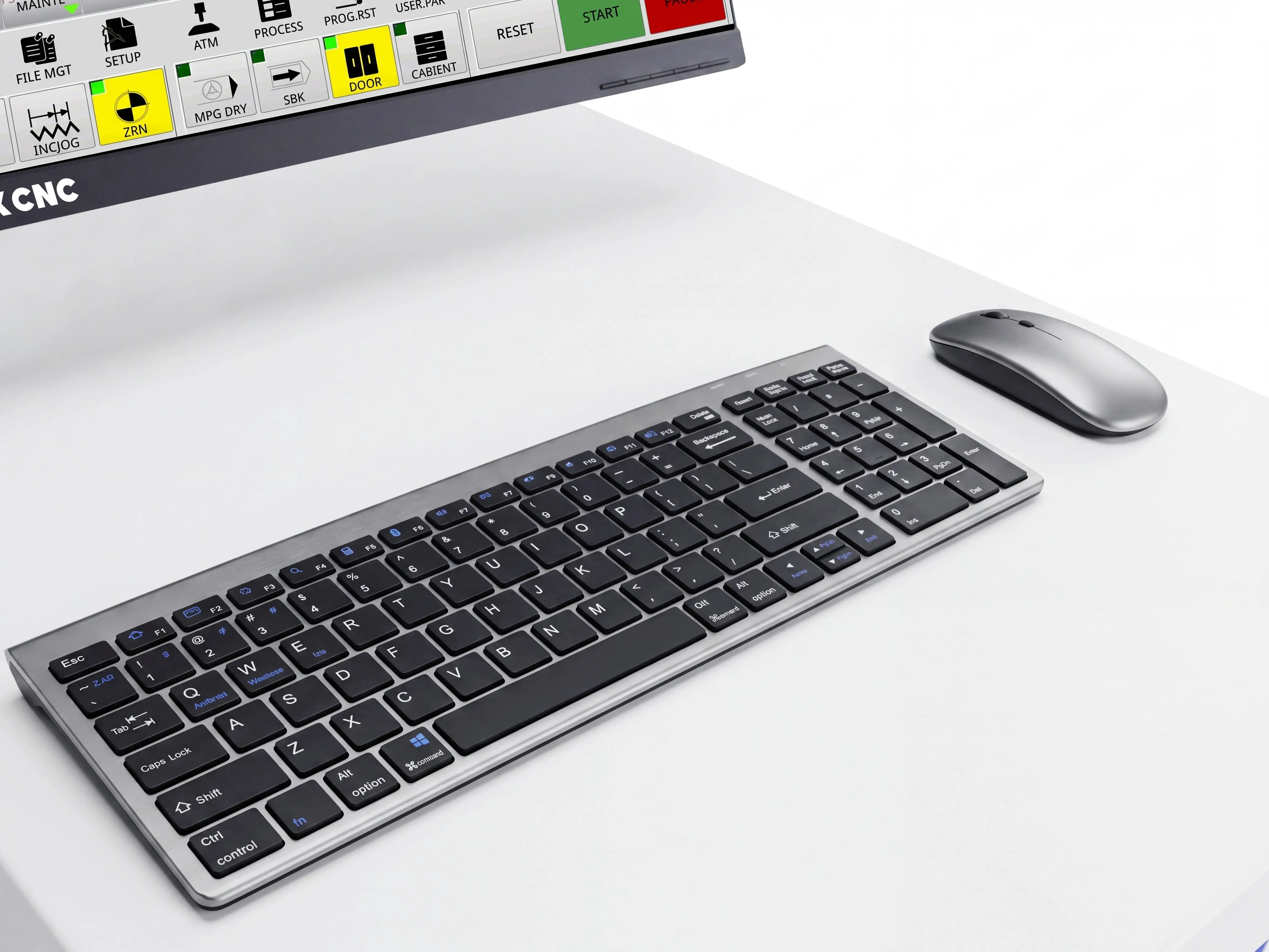 Wireless keyboard / mouse for LNC MW2200 CNC system for Spire 2130 CNC wood router machine