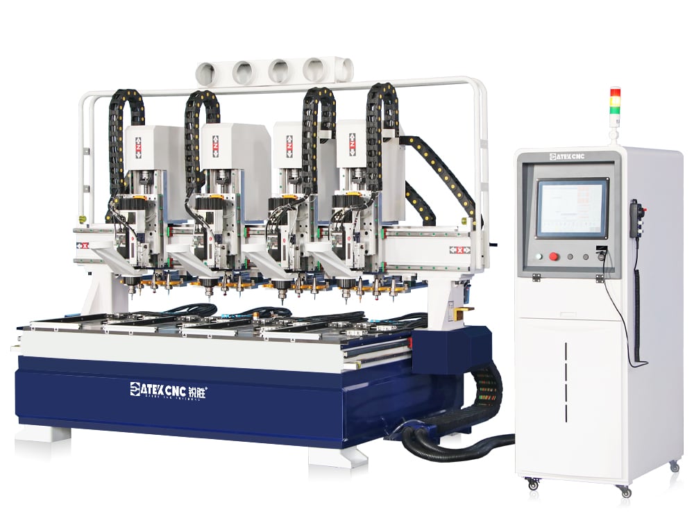 4-station ATC CNC wood router