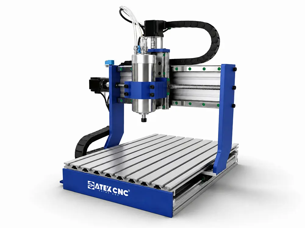 Desktop CNC Router Increased Gantry Height Customization Custom increased gantry height for 3040 desktop CNC router to accommodate thicker materials and deep machining