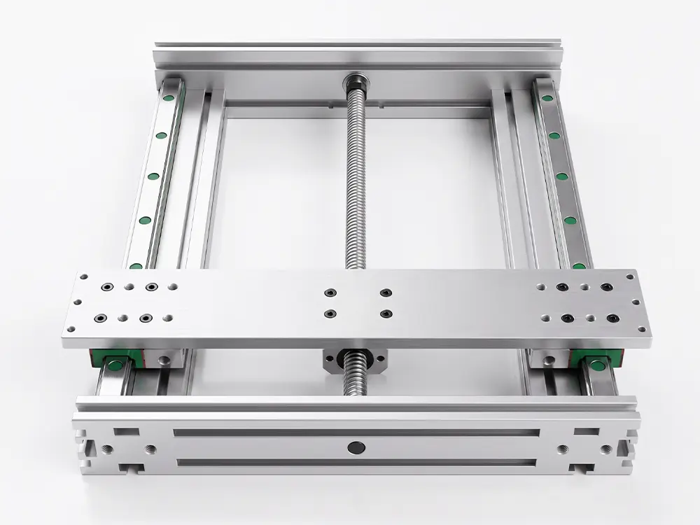 High-strength 6061 aluminum alloy machine structure of the 3040 CNC Router, featuring corrosion resistance, rigid construction, and stable performance for precision machining and wet processing applications.