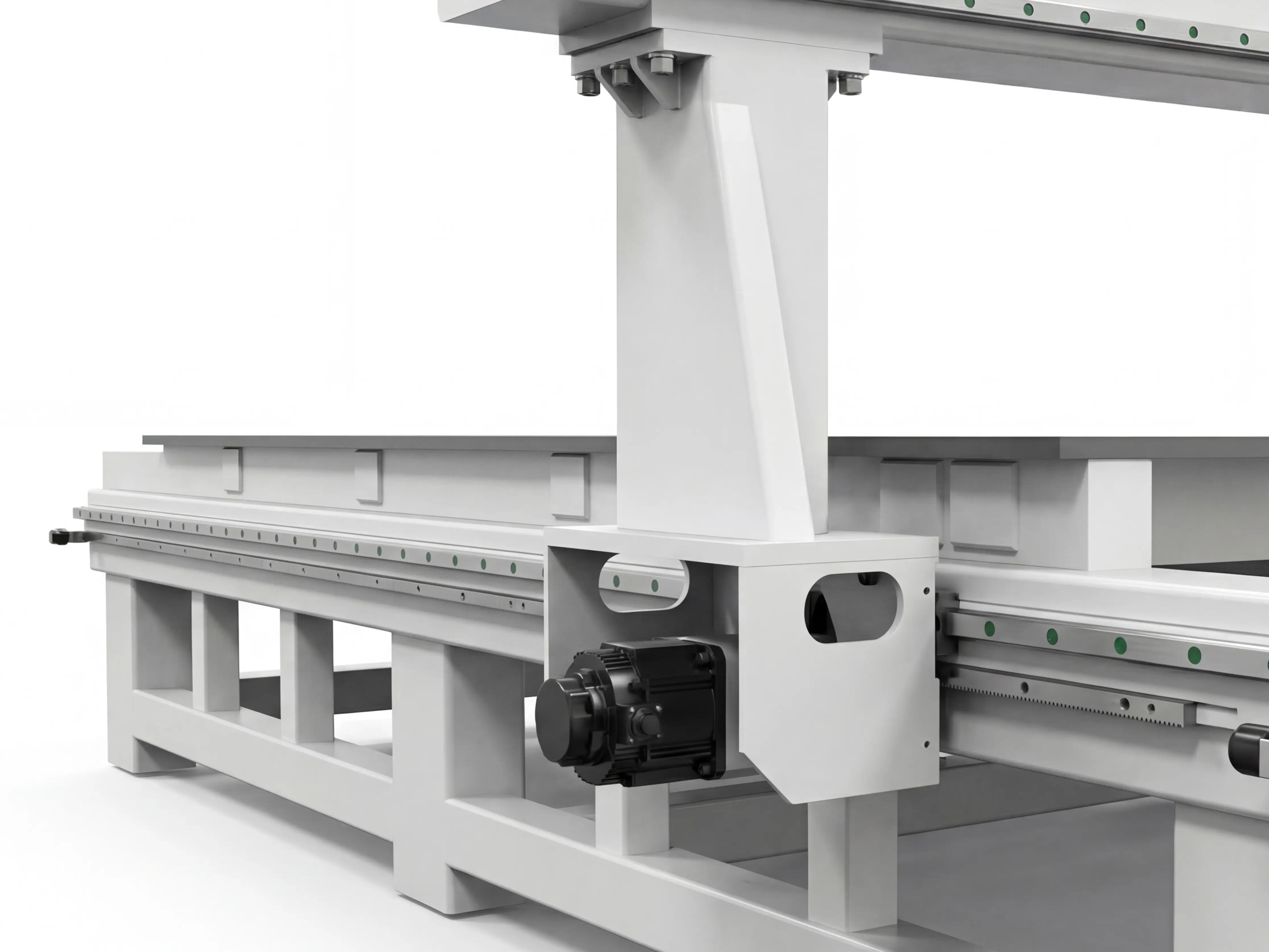 Heavy-duty bed for Spire 1325 linear ATC CNC wood router