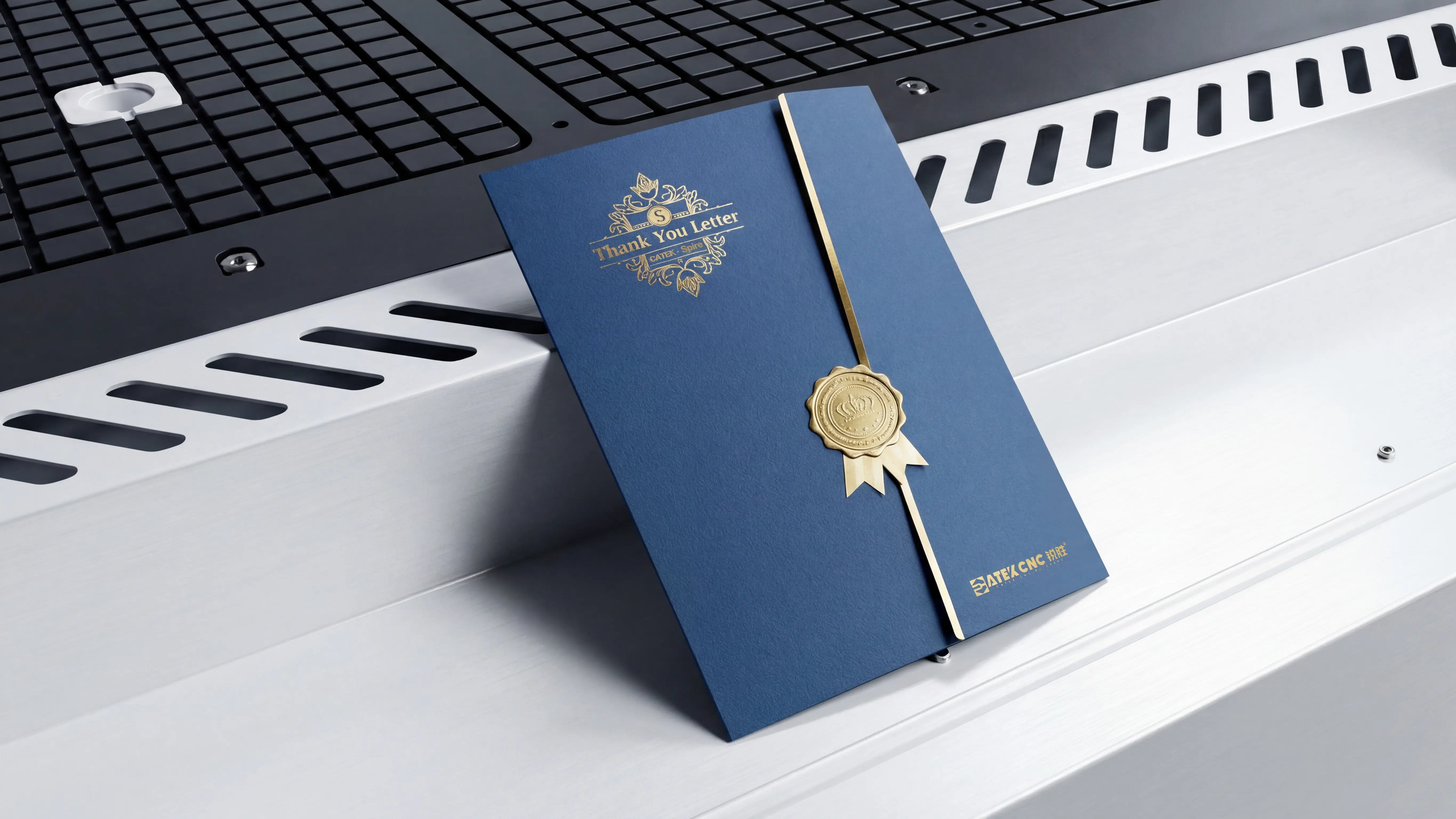 Letter of thanks for Spire 1325 linear ATC CNC wood router