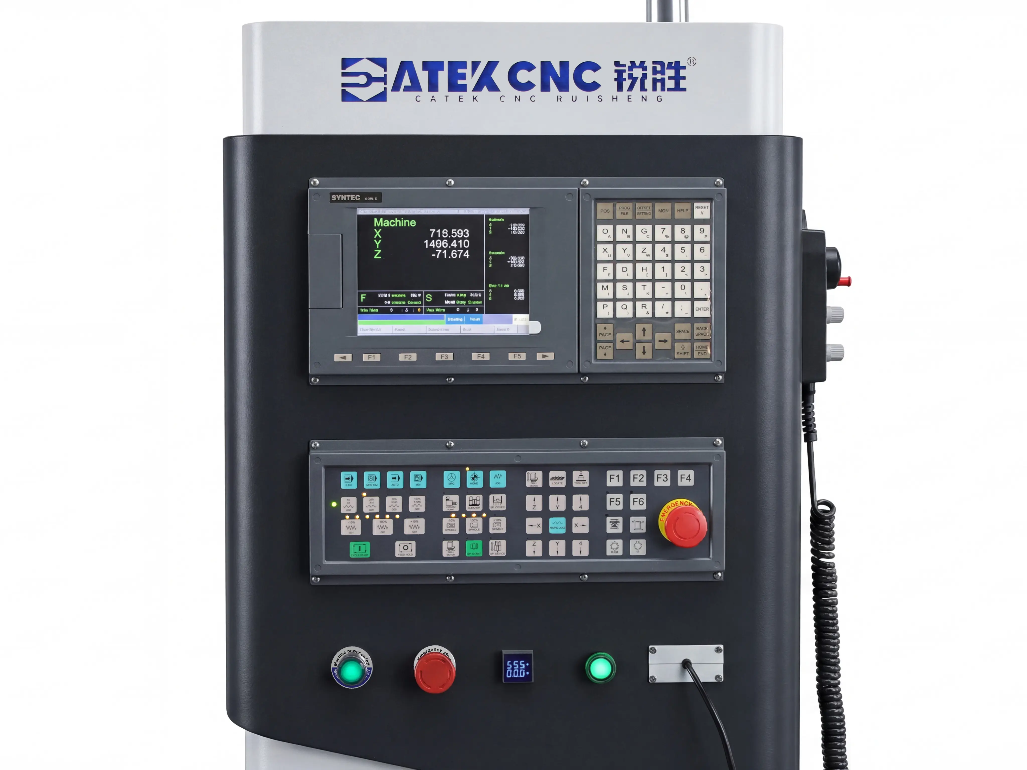 Syntec (Taiwan) 60-WE CNC system for Spire 1325 linear ATC CNC wood router