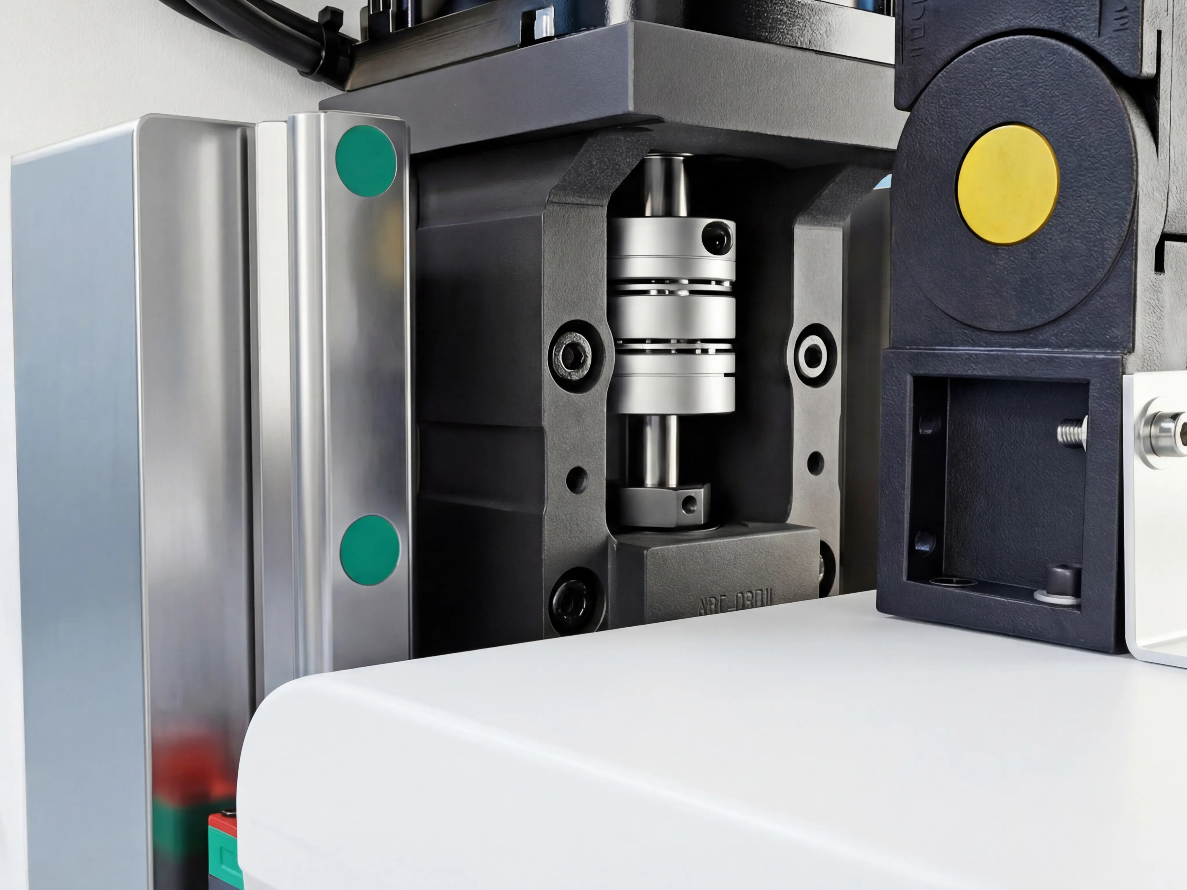 High-precision diaphragm coupling for Spire 1325 linear ATC CNC wood router