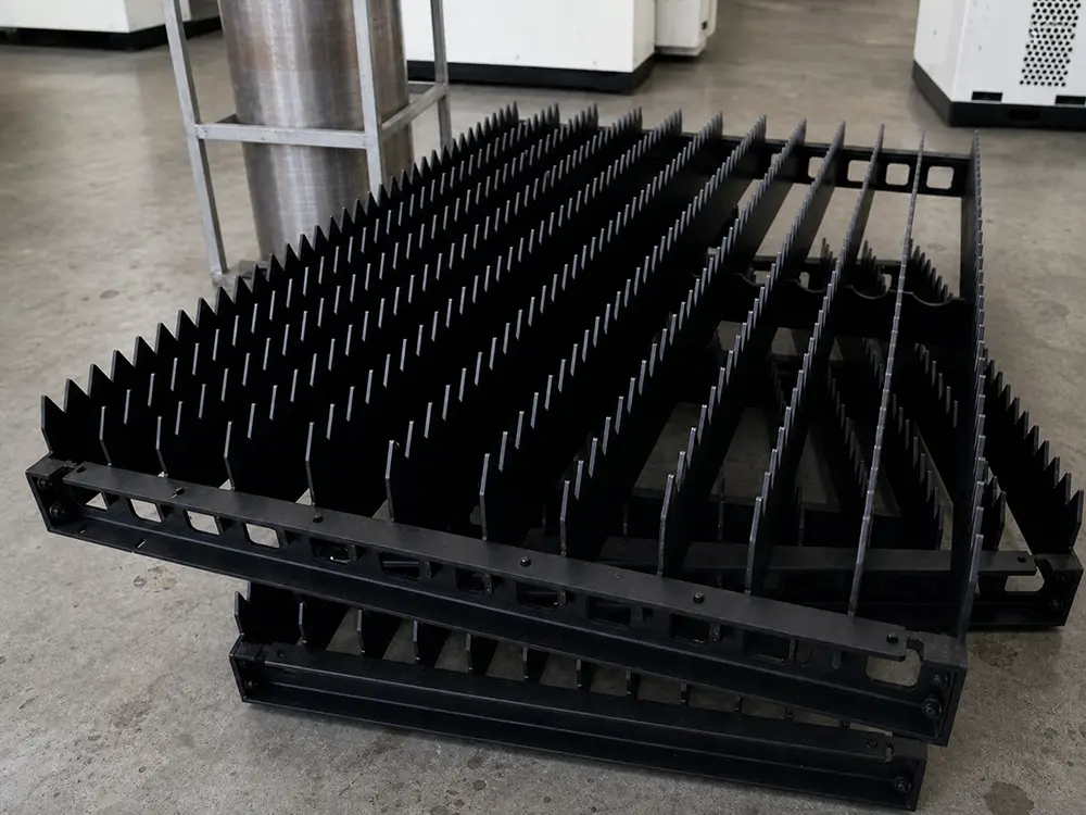 Independent modular worktable Independent modular worktable of the large-format fiber laser sheet cutting machine