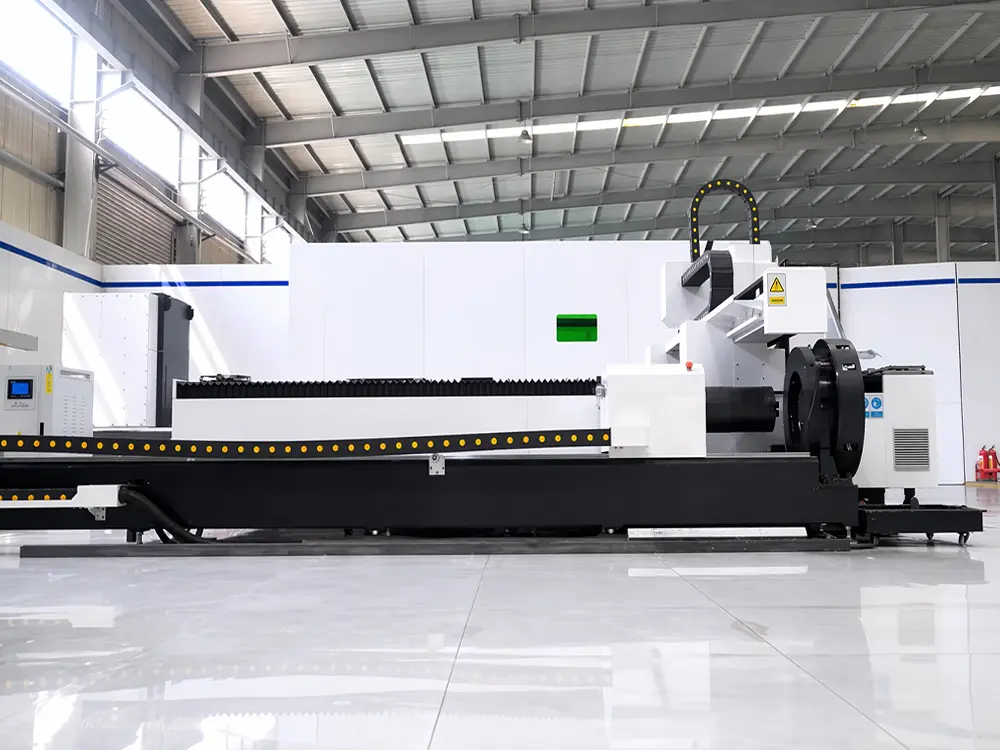 Plug-in fual keel heavy-duty machine bed Plug-in fual keel heavy-duty machine bed of the classic fiber laser sheet & tube cutting machine