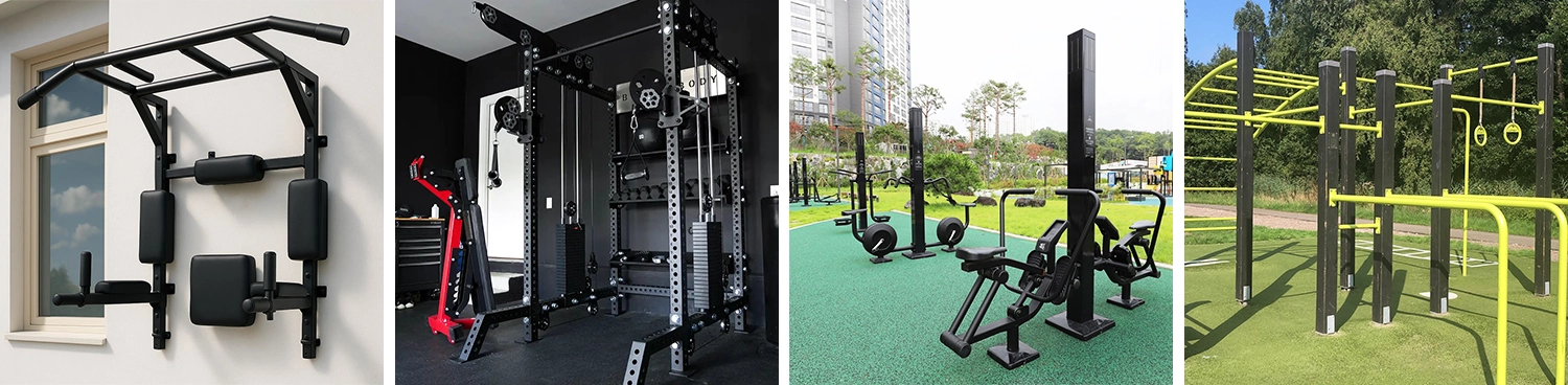 The all-in-one fiber laser cutting machine is widely applied in the fitness and recreational equipment industries for fabricating items such as fitness equipment frames, dumbbell racks, and outdoor park gym equipment.