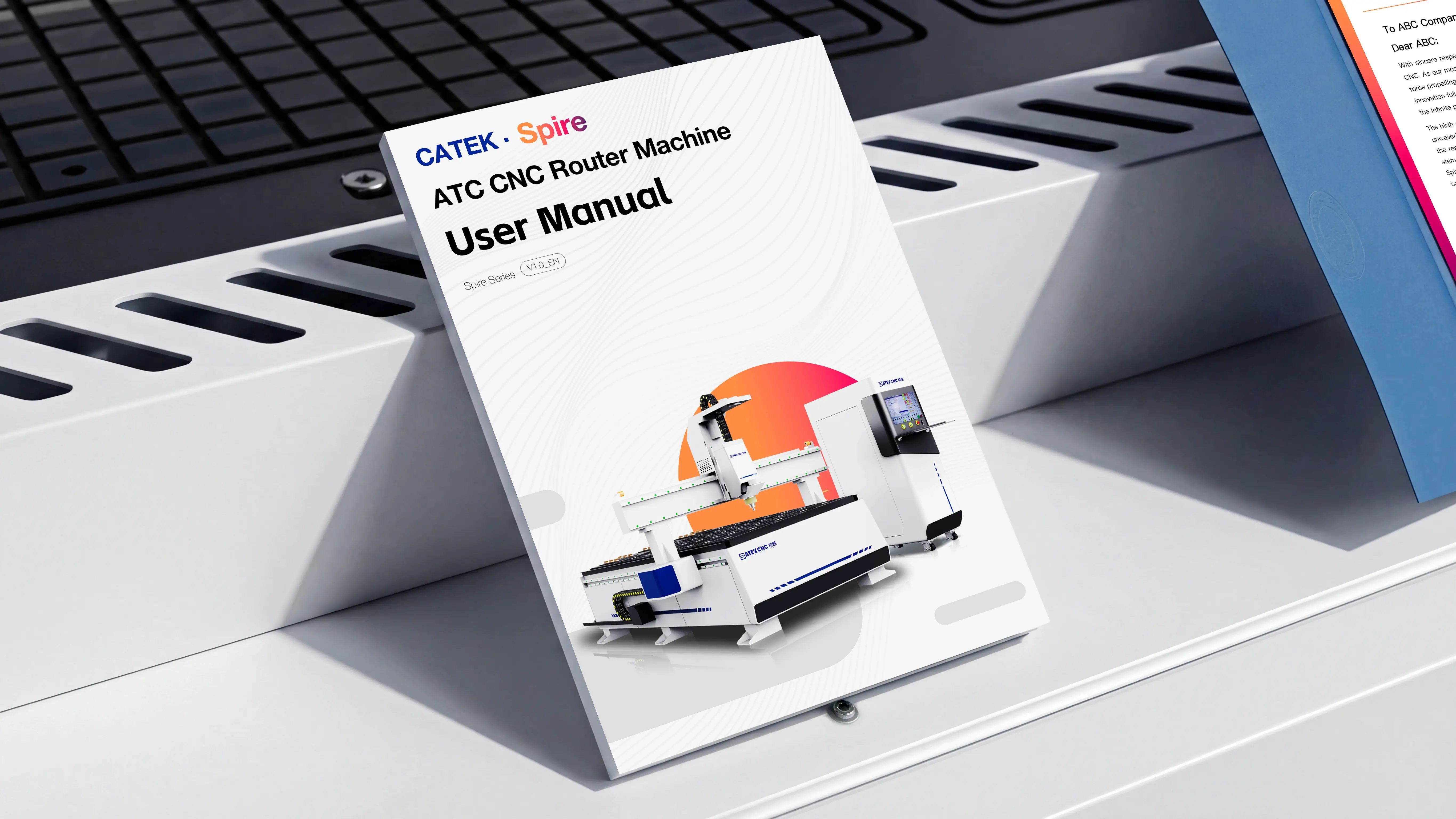 User manual for Spire 2130 CNC router with 4-axis swing head and rotary 4th axis