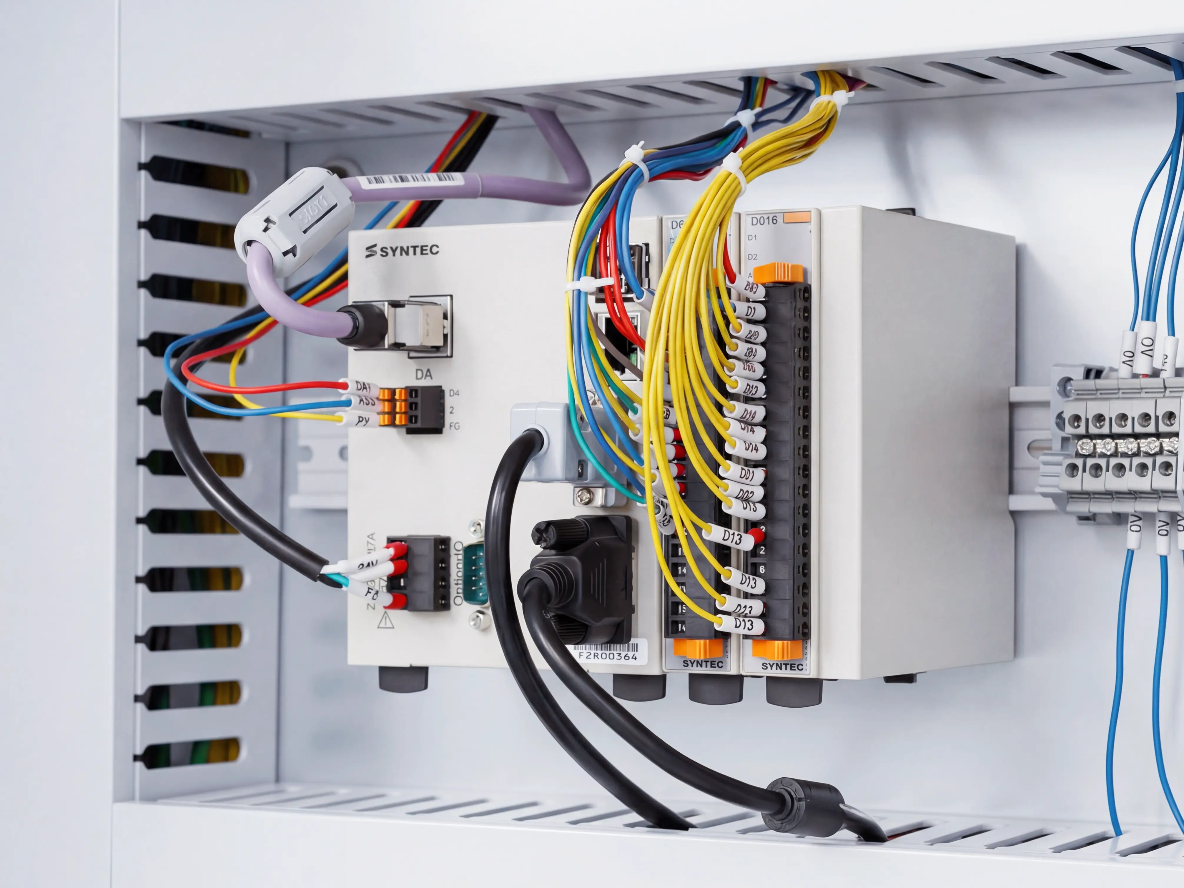 Syntec 63WA industrial computer for Spire 2130 CNC router with 4-axis swing head and rotary 4th axis