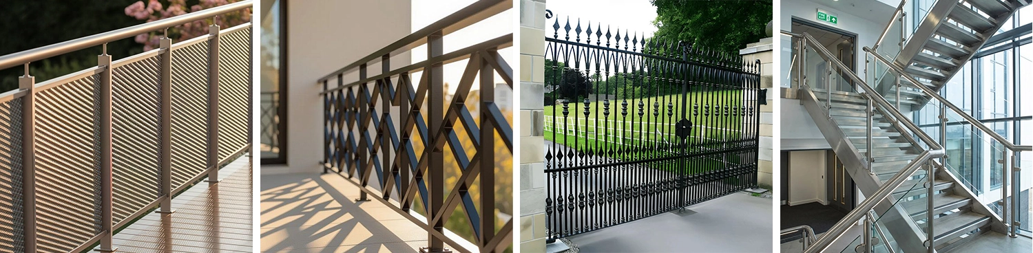 The 3-chuck fiber laser tube cutting machine is widely used in the ornamental ironwork industry, including wrought iron gates, fences, window grilles, and other decorative metal products.