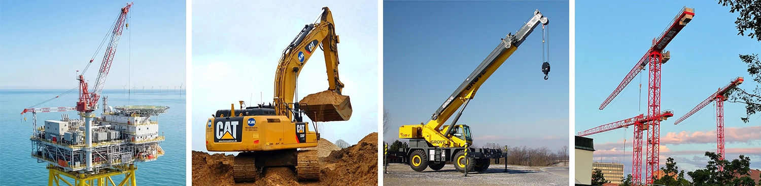 The 3-chuck fiber laser tube cutting machine is widely used in the construction machinery industry, including excavators, wheel loaders, cranes, tower cranes, and other heavy equipment.