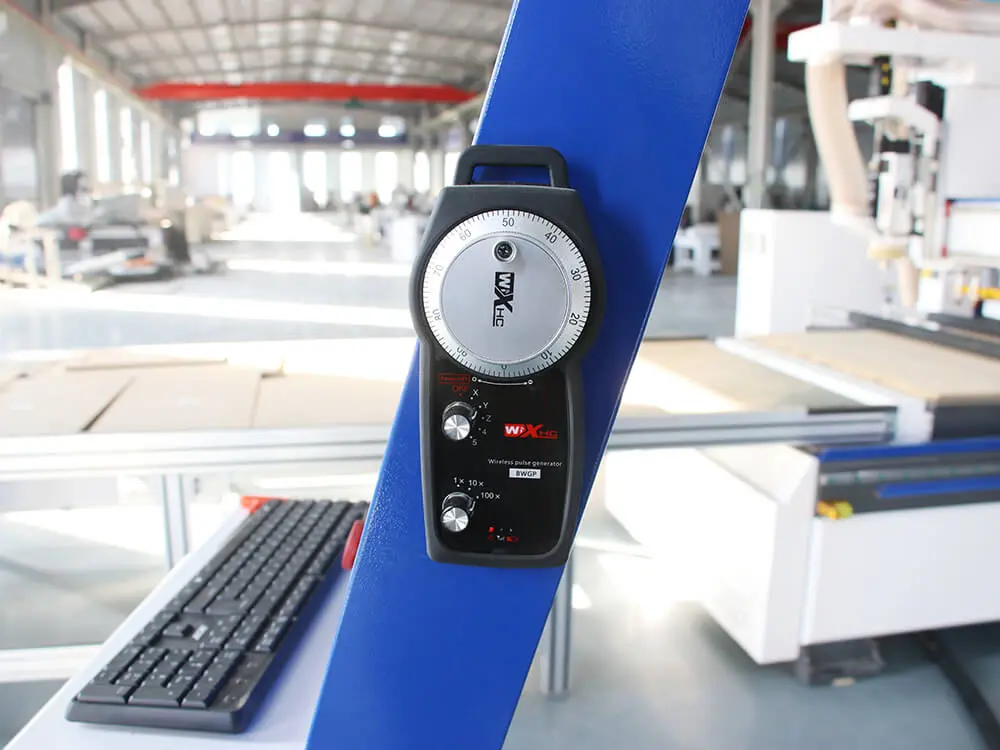 Wireless pulse handwheel for ATC CNC nesting machine