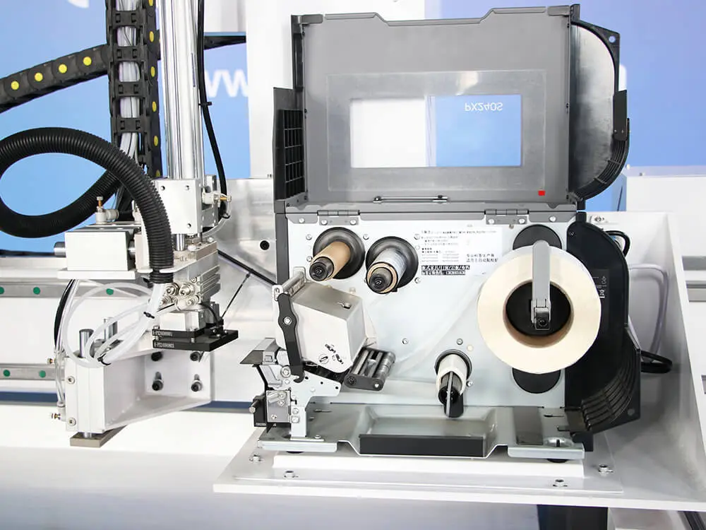 Disassembly view of Honeywell labeling machine