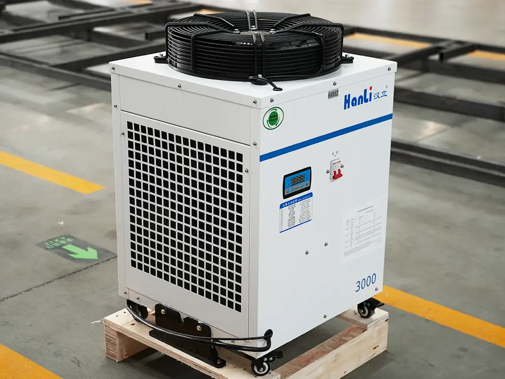 Hanli 3000W fiber laser chiller Hanli 3000W fiber laser chiller of the small affordable fiber laser tube cutting machine