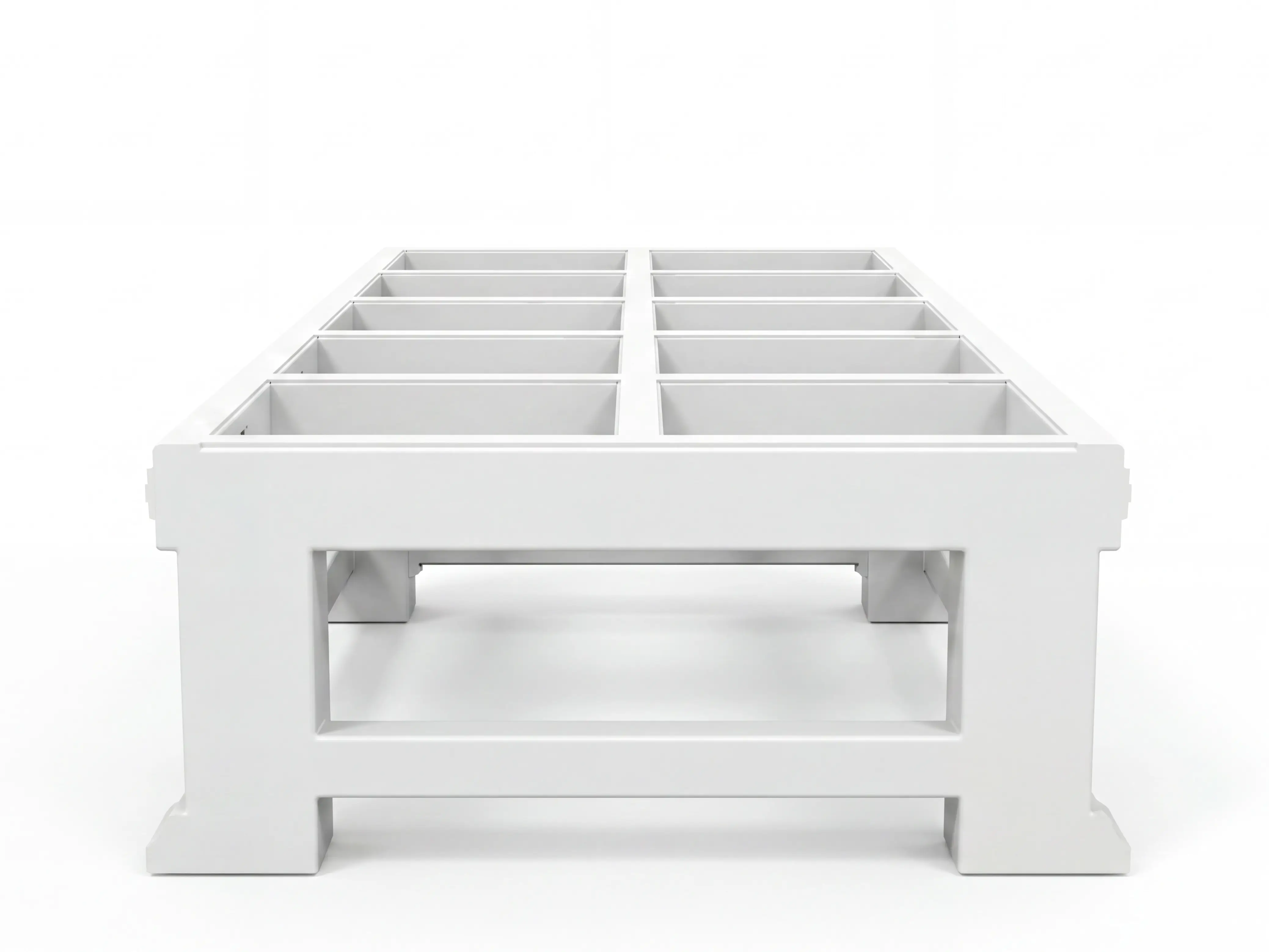 Heavy-duty bed of Spire 1530 dual-spindle CNC router