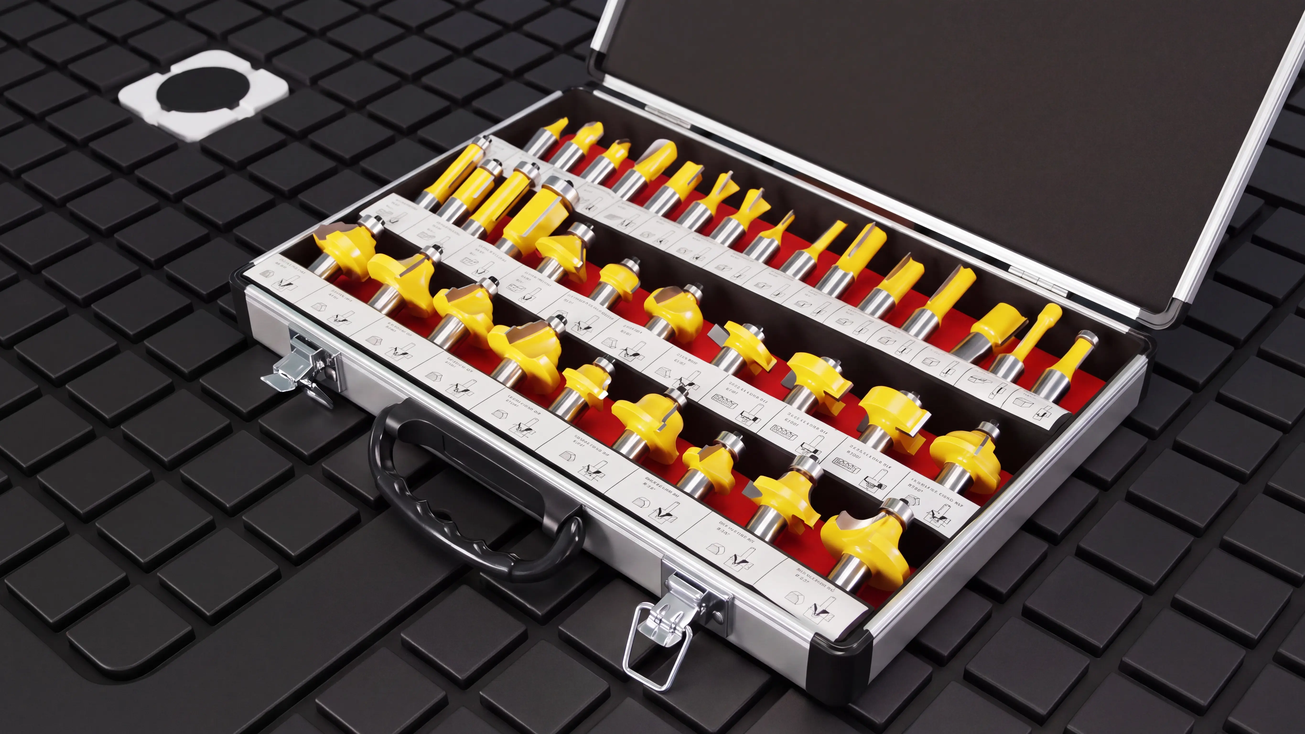 Tool collet set of Spire 1530 dual-spindle CNC router