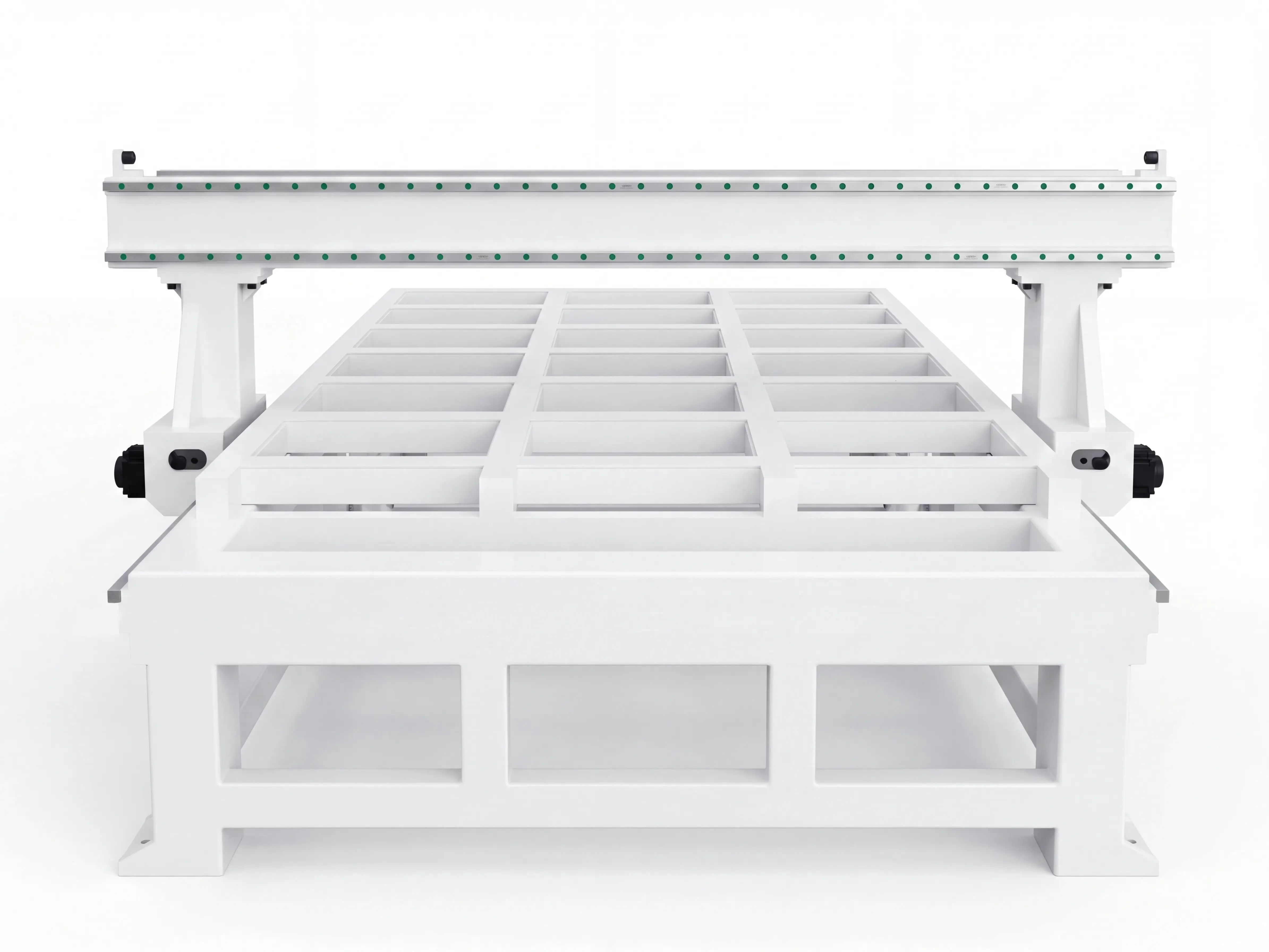 Heavy-duty bed of Spire 1530 CNC nesting machine