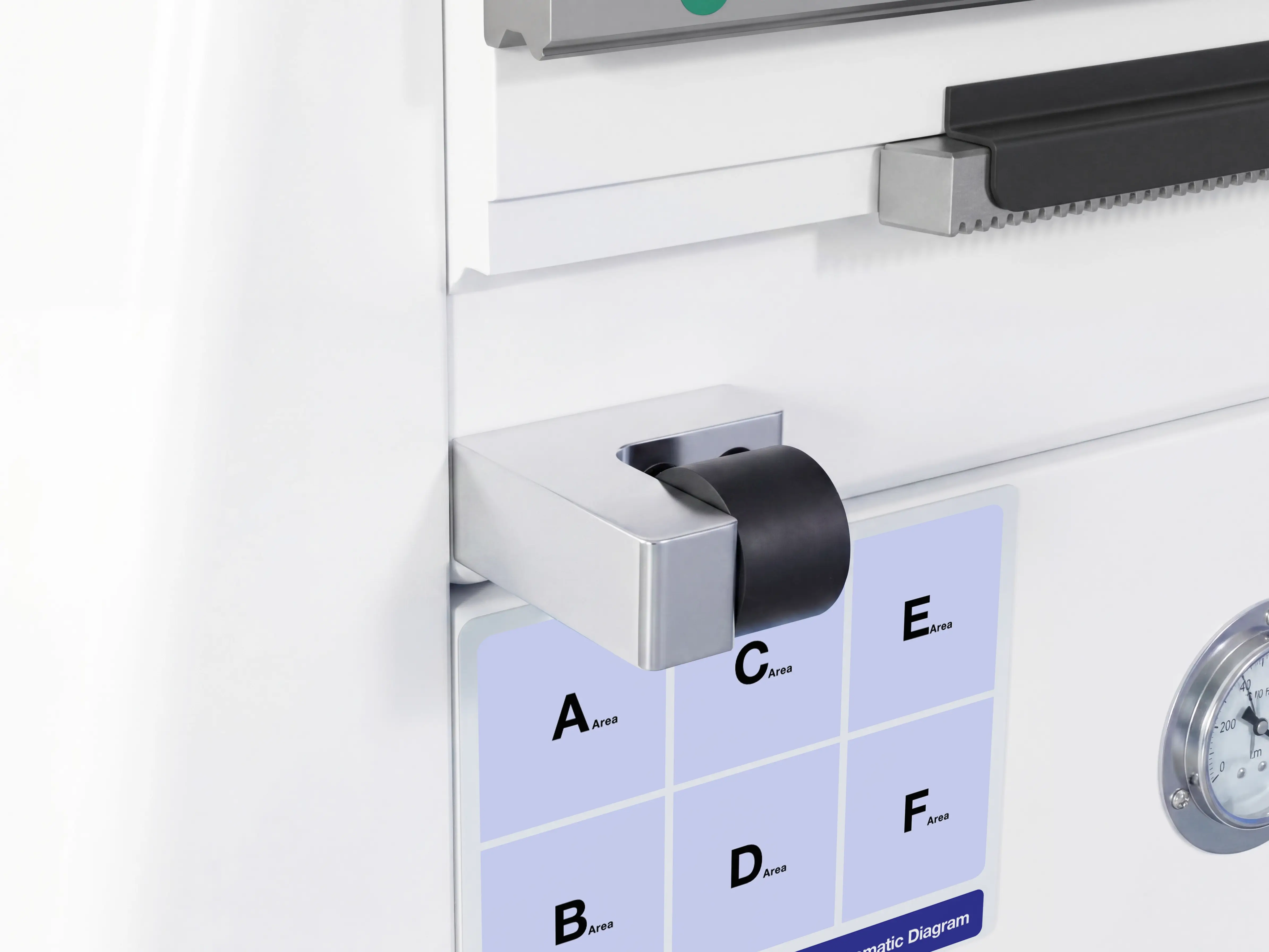 High-strength aluminum alloy limit bumpers of Spire 1530 CNC nesting machine