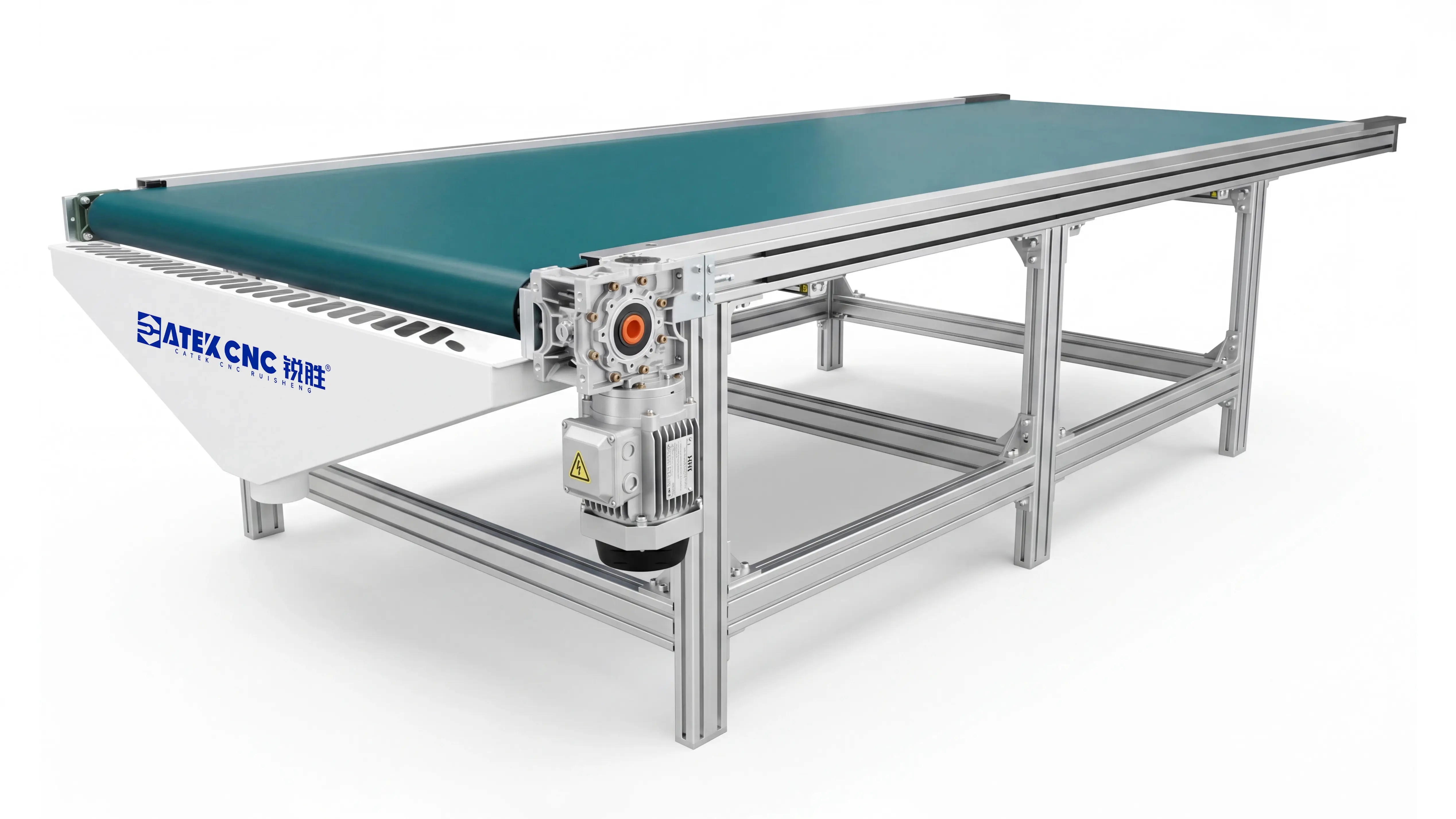 Conveyor-type automatic unloading table for Spire 1530 CNC nesting machine